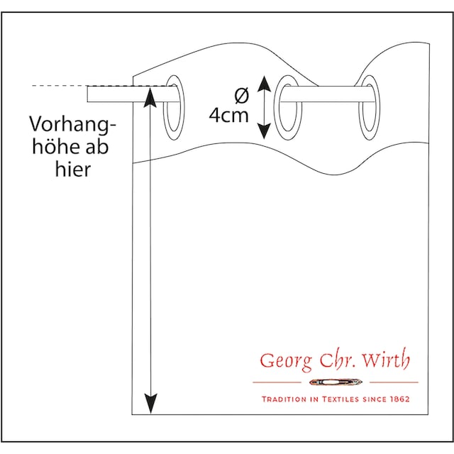Wirth Vorhang »Telfort«, (1 St.) kaufen bei OTTO