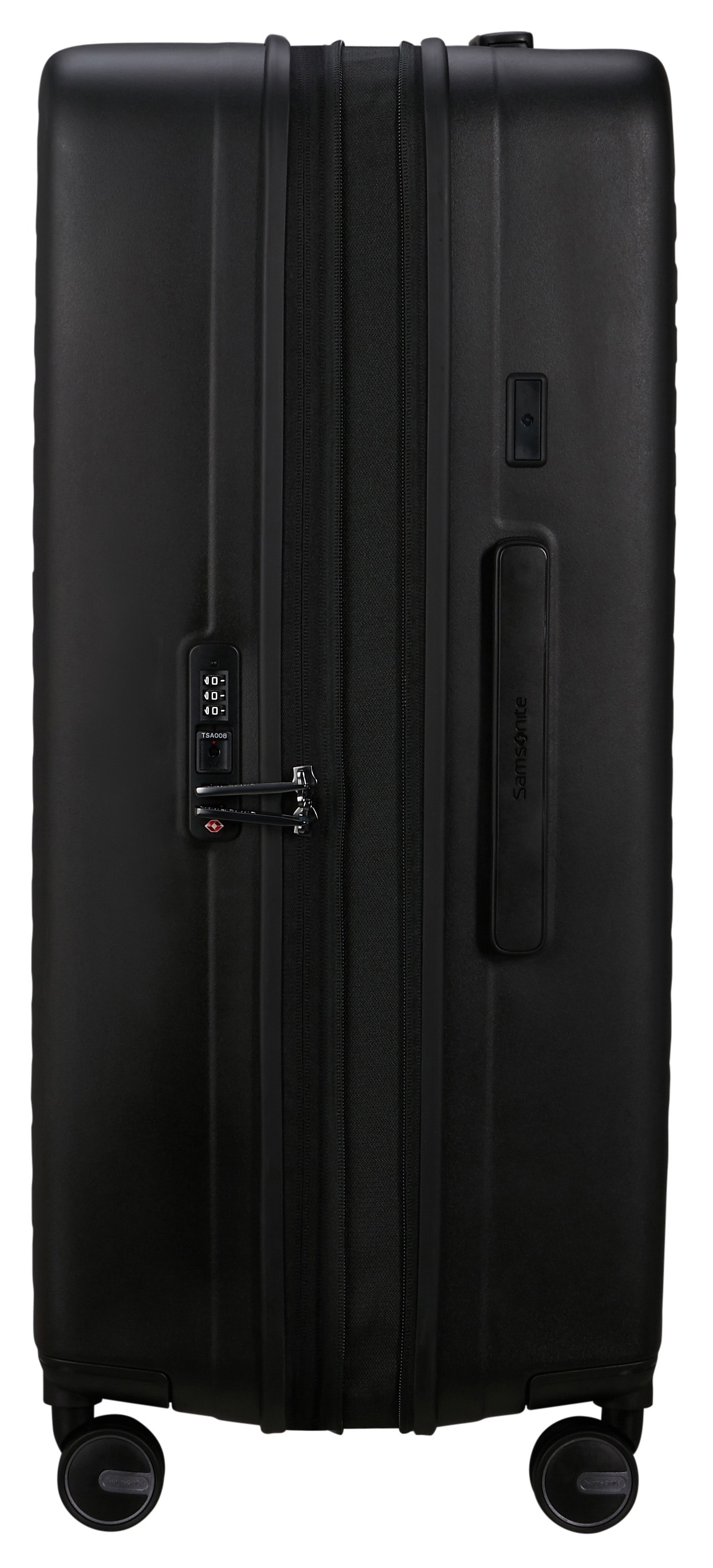 Samsonite Hartschalen-Trolley »RESTACKD, verschiedene Größen und Farben«, (mit Packtaschen), 4 Rollen, Reisekoffer mit TSA Schloss Volumenerweiterung Packtaschen