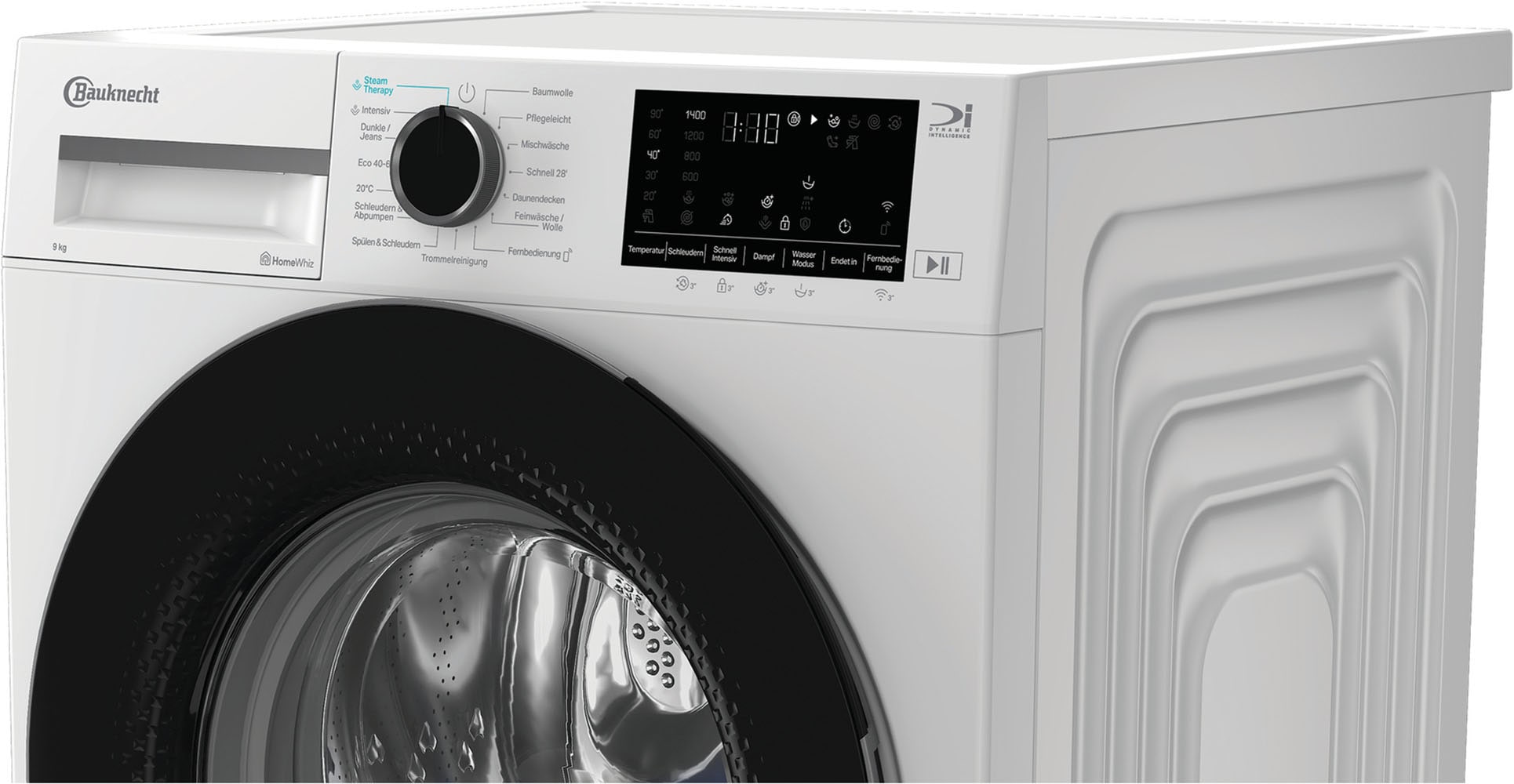 BAUKNECHT Waschmaschine »B W 9A30 BS« 9 kg 1400 U/min Adaptive Wash – Intelligente Anpassung
für perfekte Waschergebnisse