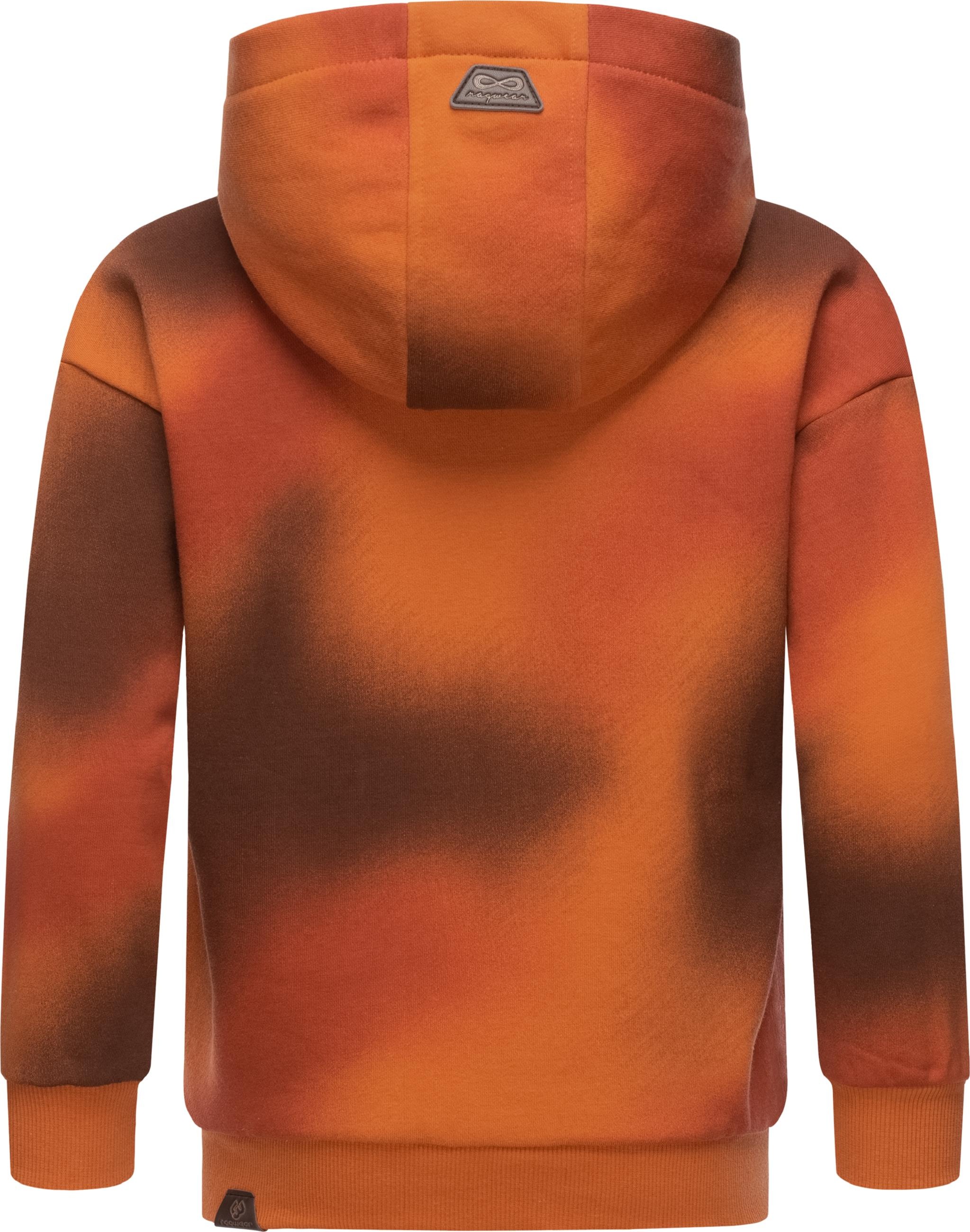 Ragwear Sweatjacke »Sweater Elinka Ombre«, stylisches Mädchen Sweatshirt mit coolem Muster