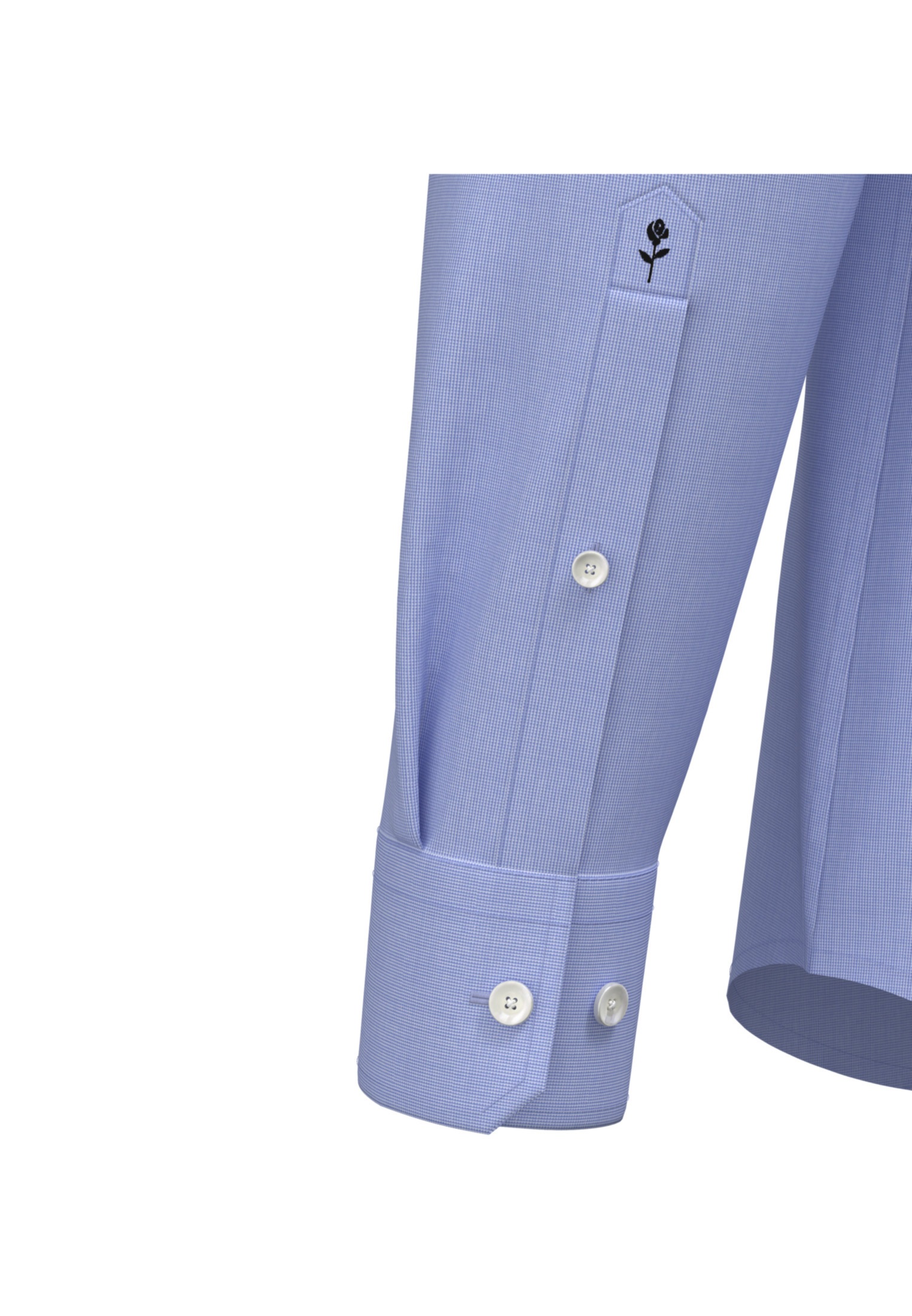 seidensticker Businesshemd »Comfort«, Comfort Langarm Button-Down-Kragen Uni