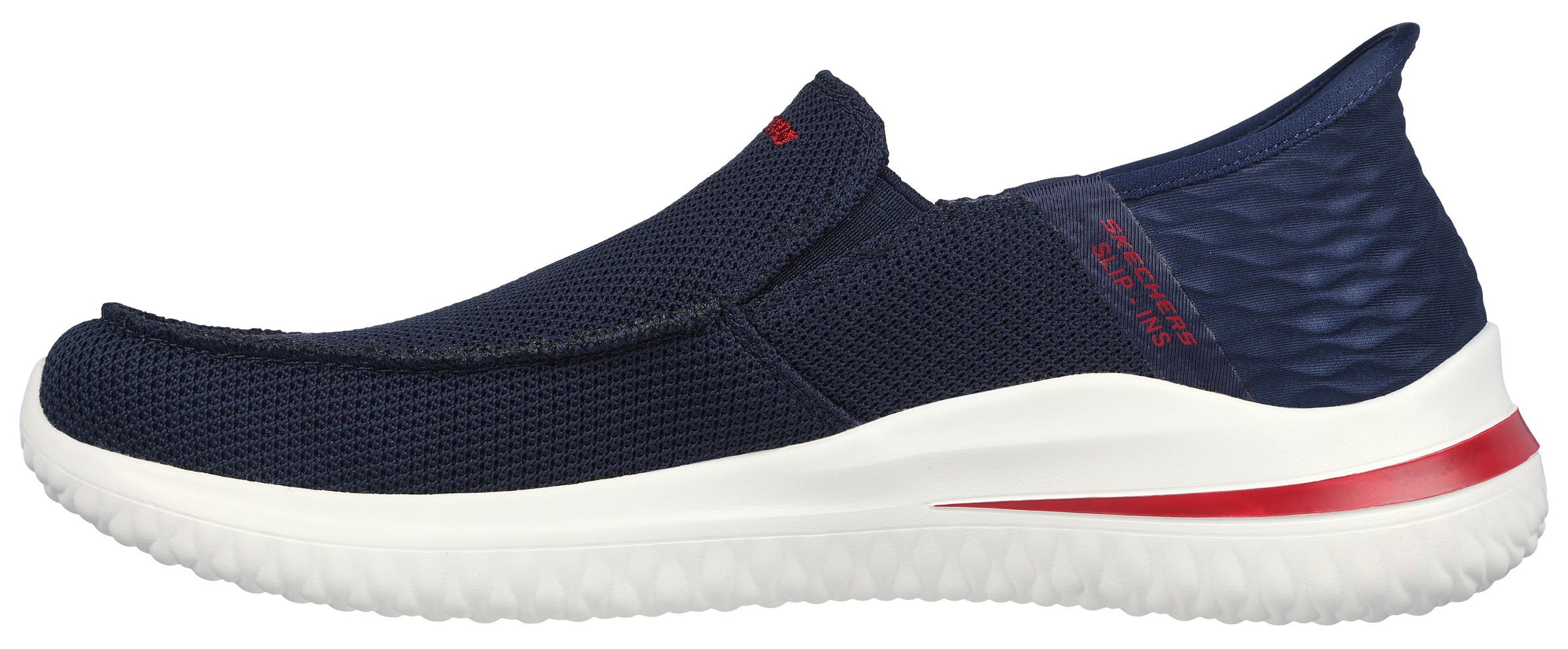 Skechers Slip-On Sneaker »DELSON 3.0-CABRINO«, Slipper mit Slip Ins-Funktion für einen leichten Einschlupf