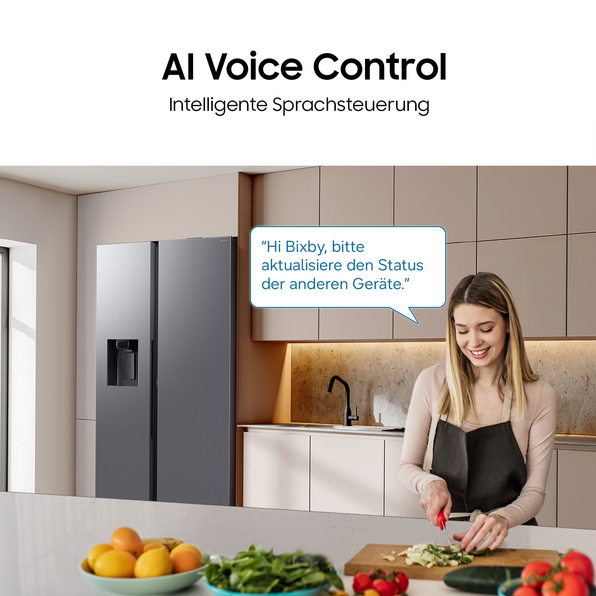 Samsung Side-by-Side RS80F »RS80F67KCTEF« 178,4 cm hoch 91,2 cm breit