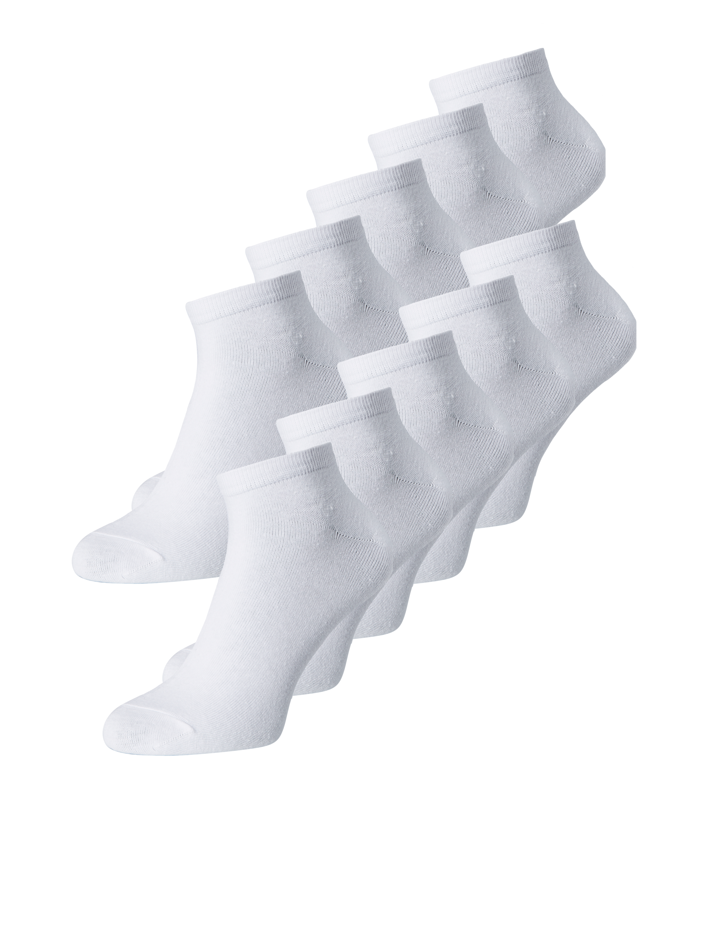 Jack & Jones Sneakersocken »JACDONGO SOCKS 10 PACK NOOS« Packung, 10 Paar tlg. Baumwollmischung, Einheitsgröße