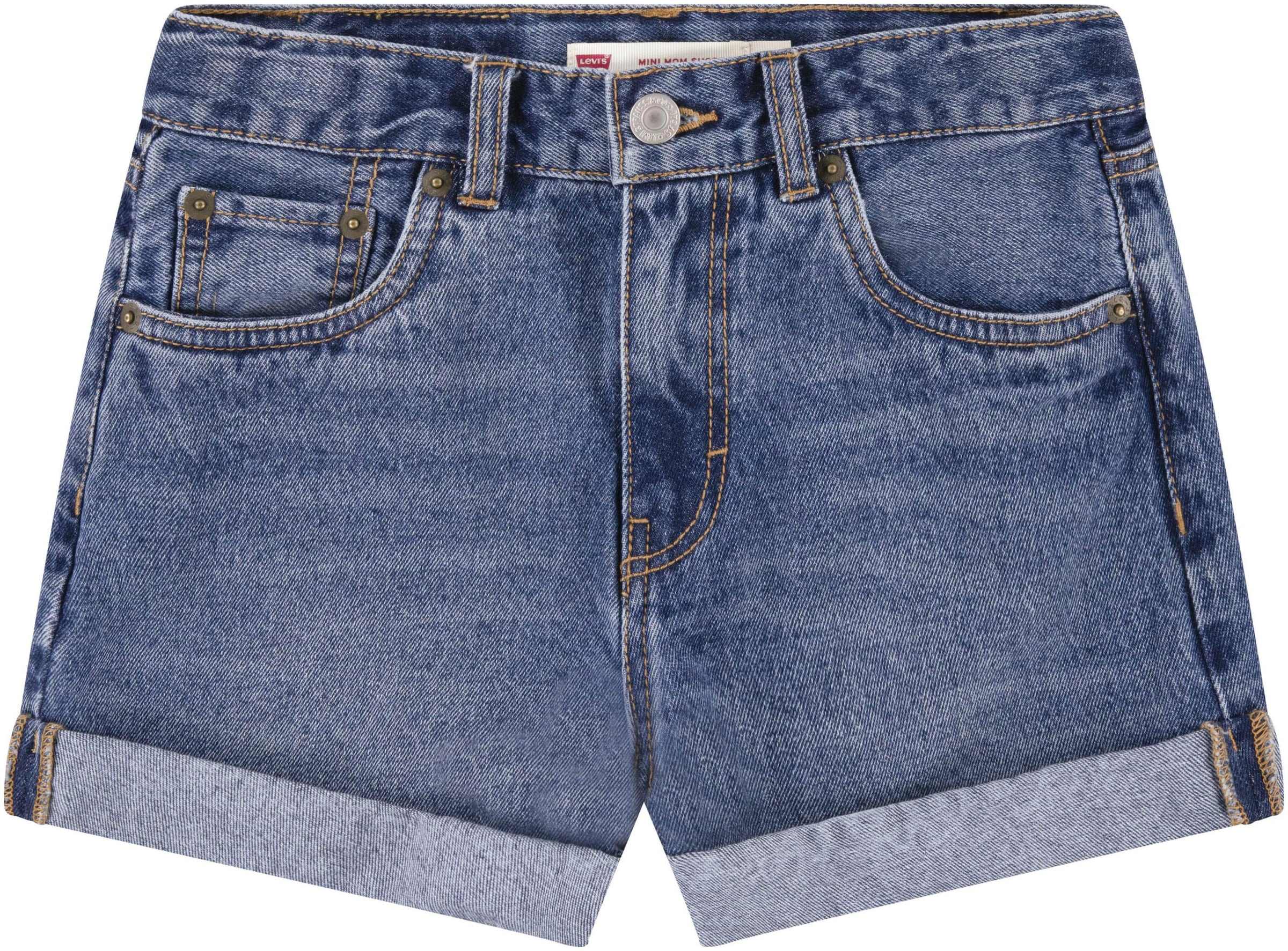 Levi's® Kids Jeansshorts »LVG MINI MOM SHORT W/ ROLL CUF«, for GIRLS