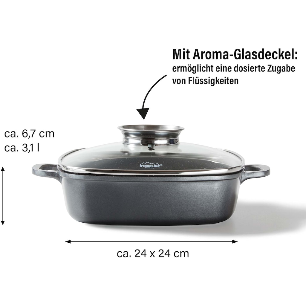 STONELINE Servierpfanne, Aluminiumguss, (1 tlg.)