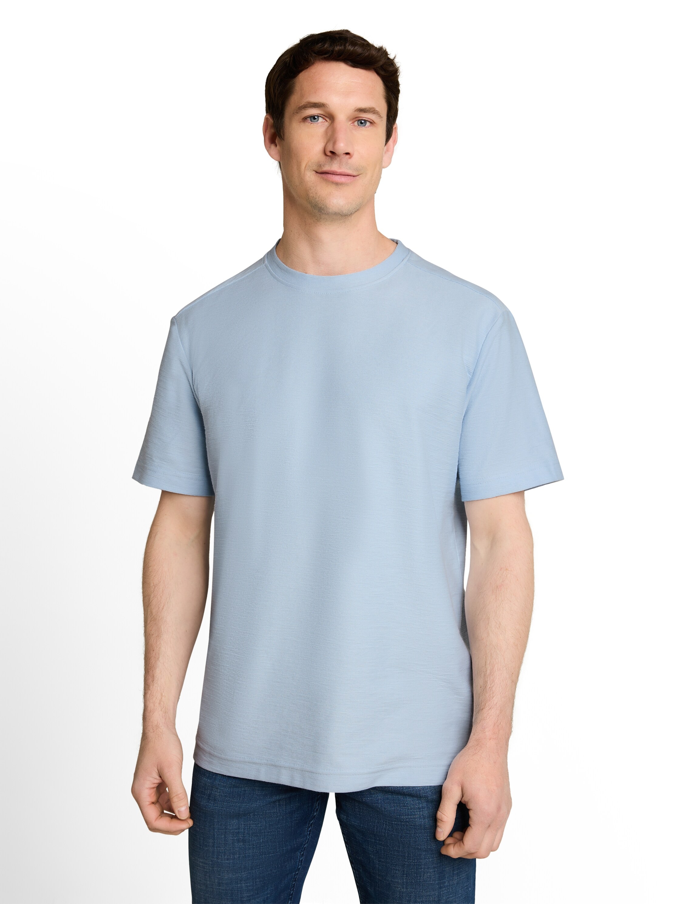 TOM TAILOR Kurzarmshirt unifarben