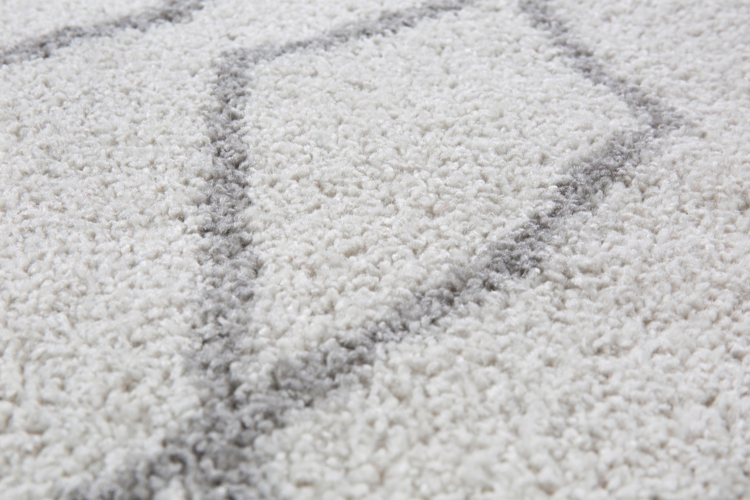 Andiamo Teppich »Bolonia 92«, rund, 6 mm Höhe, Rauten Design, Wohnzimmer