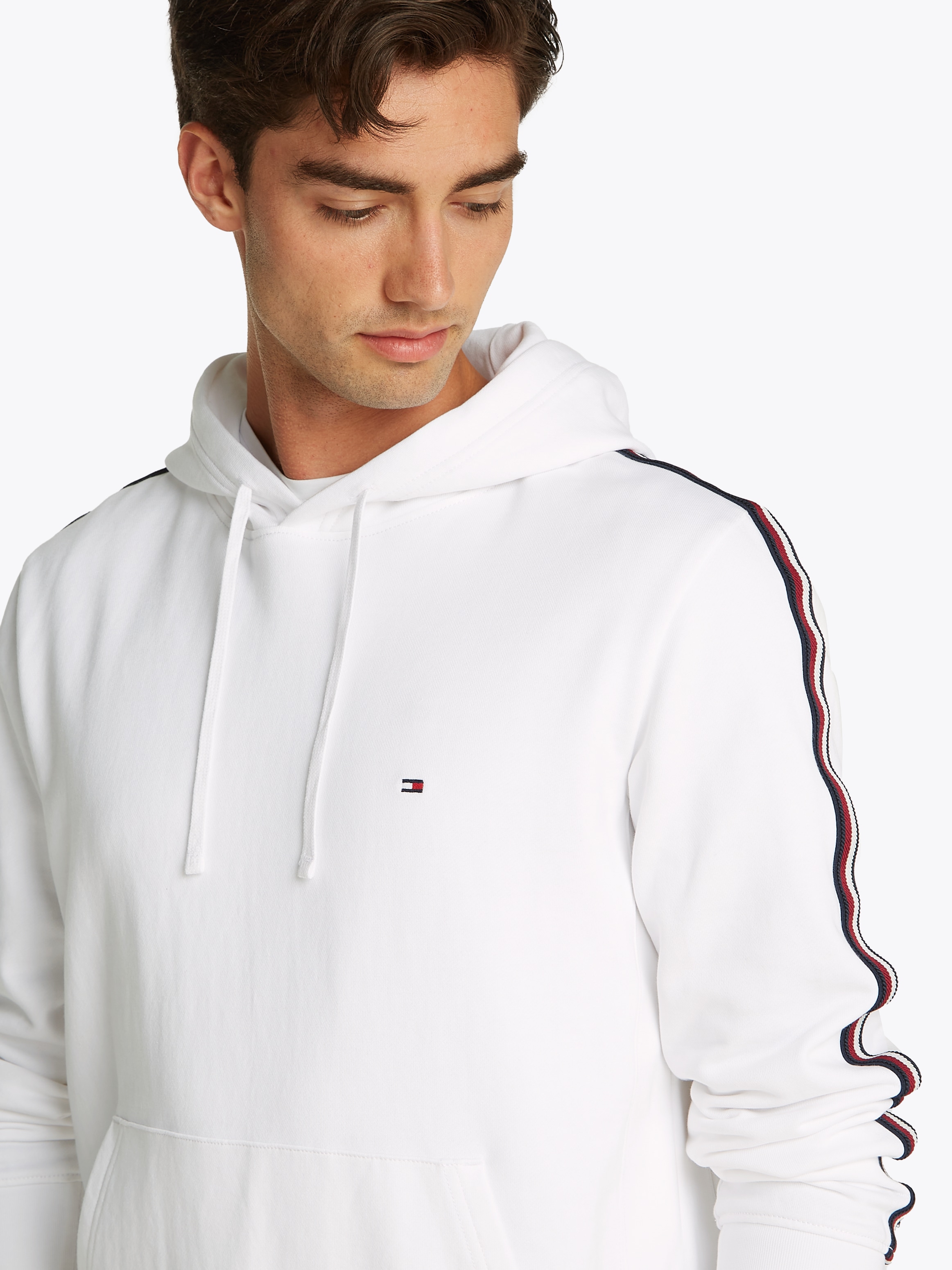 Tommy Hilfiger Hoodie »GLOBAL STRIPE HOODY«, mit Streifen in Tommy farbe auf dem Ärmel