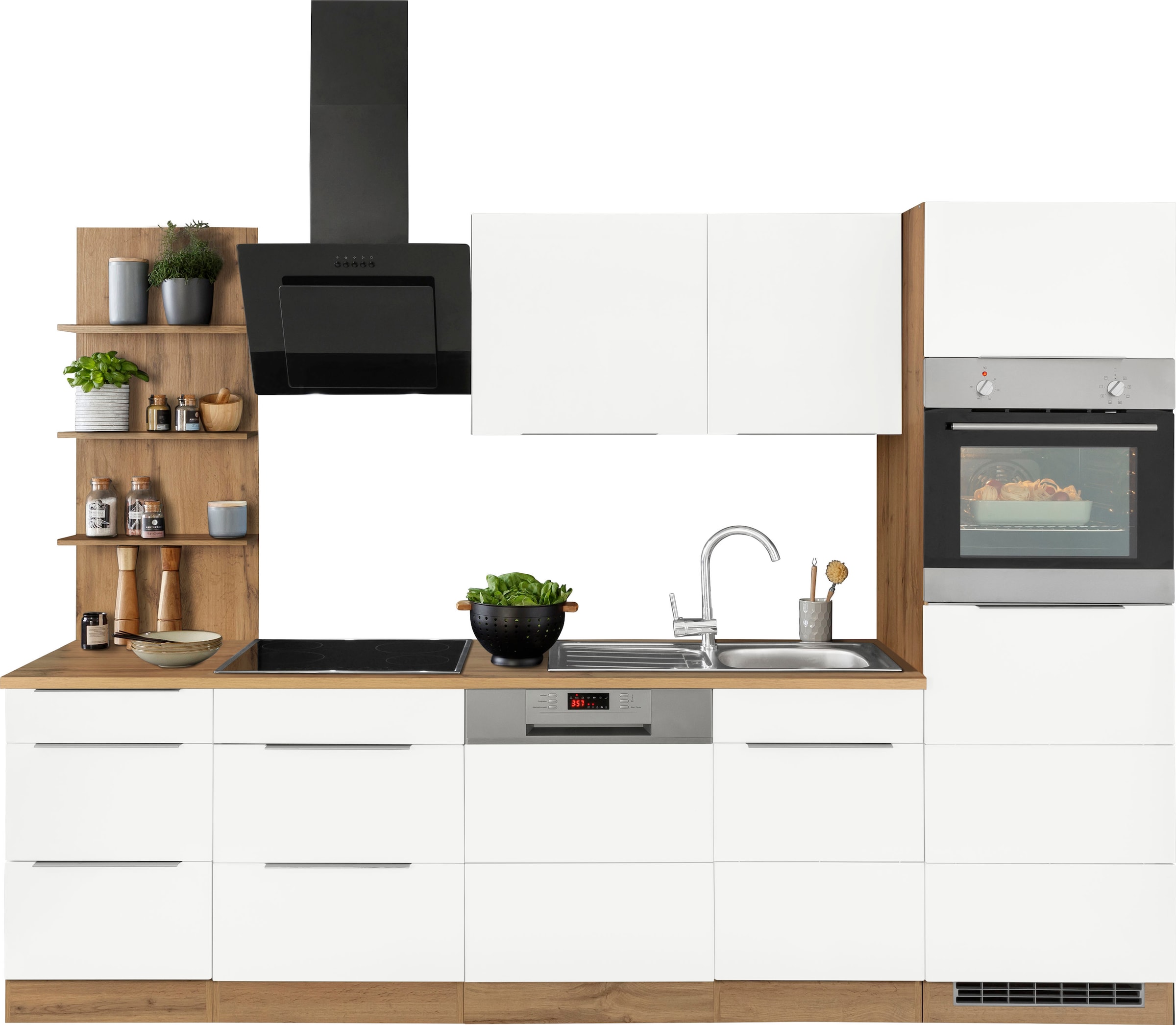 HELD MÖBEL Küchenzeile »Brindisi«, ohne Geräte, Breite 280 cm bestellen im  OTTO Online Shop