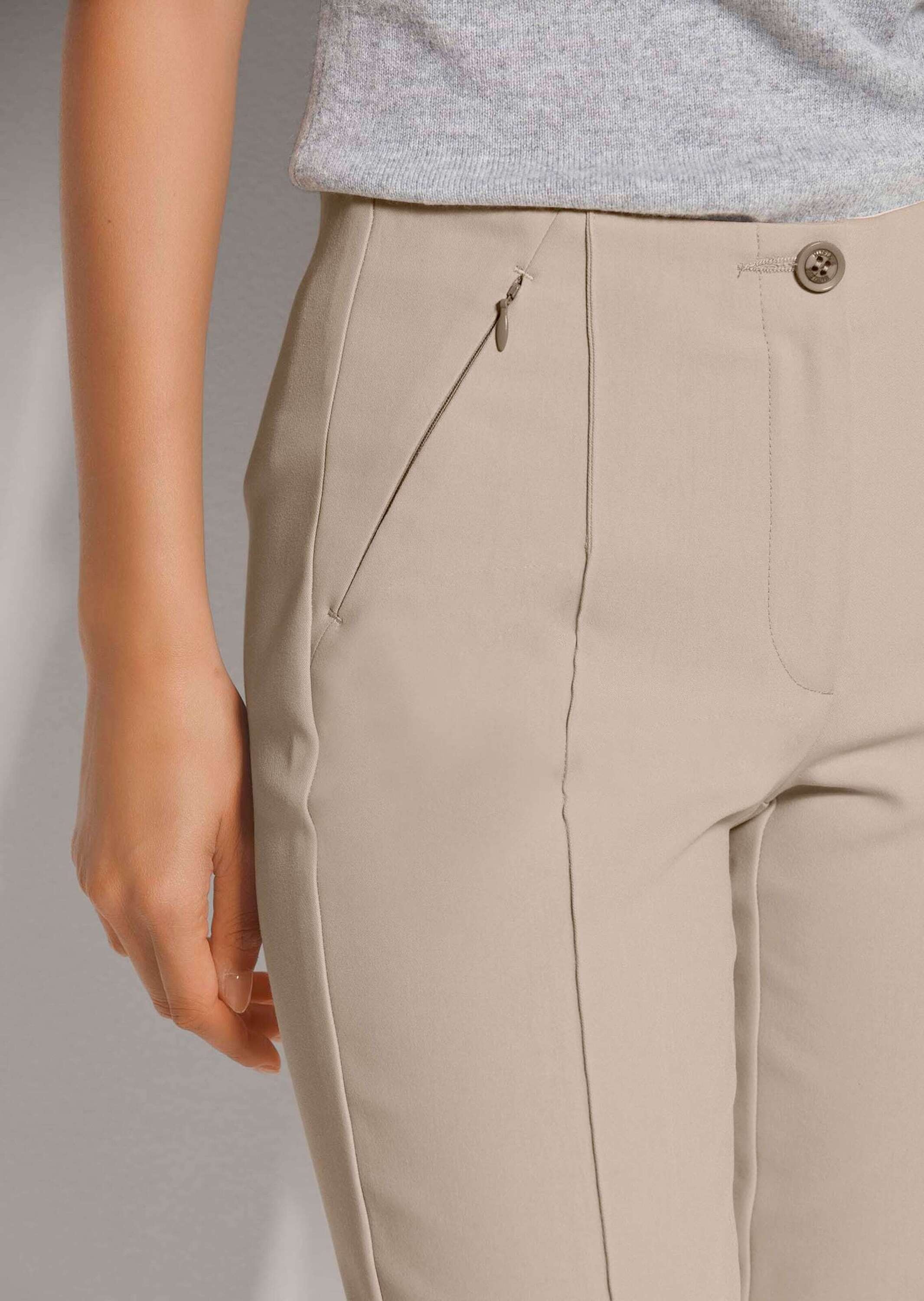 MADELEINE Stoffhose »Hose Schlanke Stretch-Hose mit Biesen«