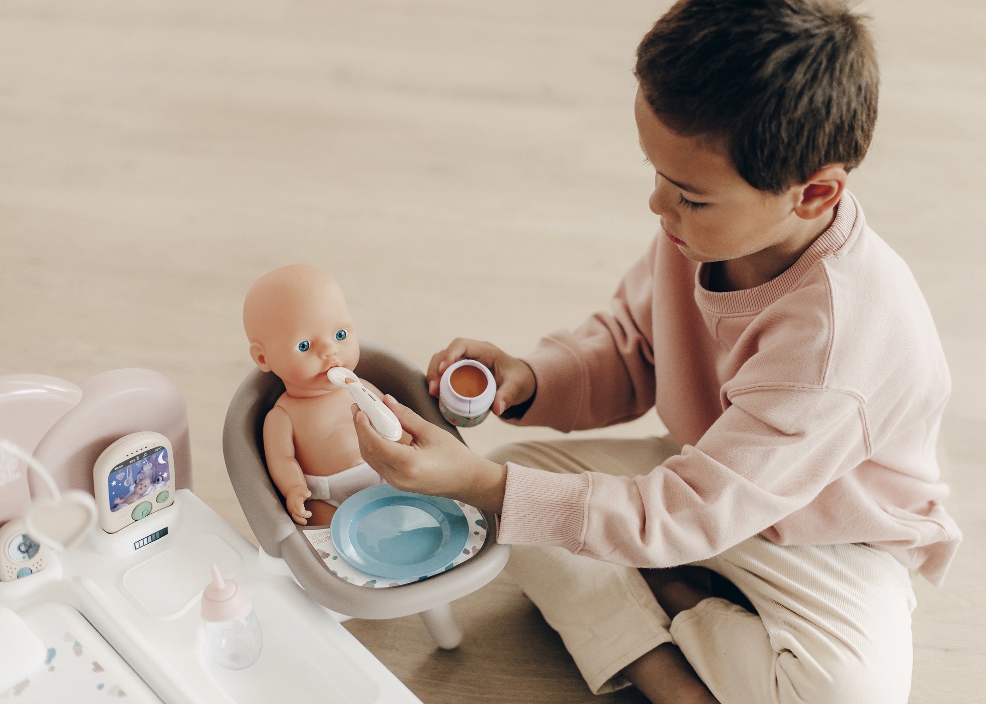 3in1 Pflegecenter OTTO kaufen Puppen Smoby Puppe« mit Puppen-Spielzimmer online Cocoon Nurse, | »Baby