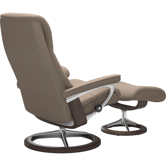 Stressless® Relaxsessel »View«, (Set, Relaxsessel mit Hocker), mit  Signature Base, Größe L,Gestell Wenge kaufen bei OTTO