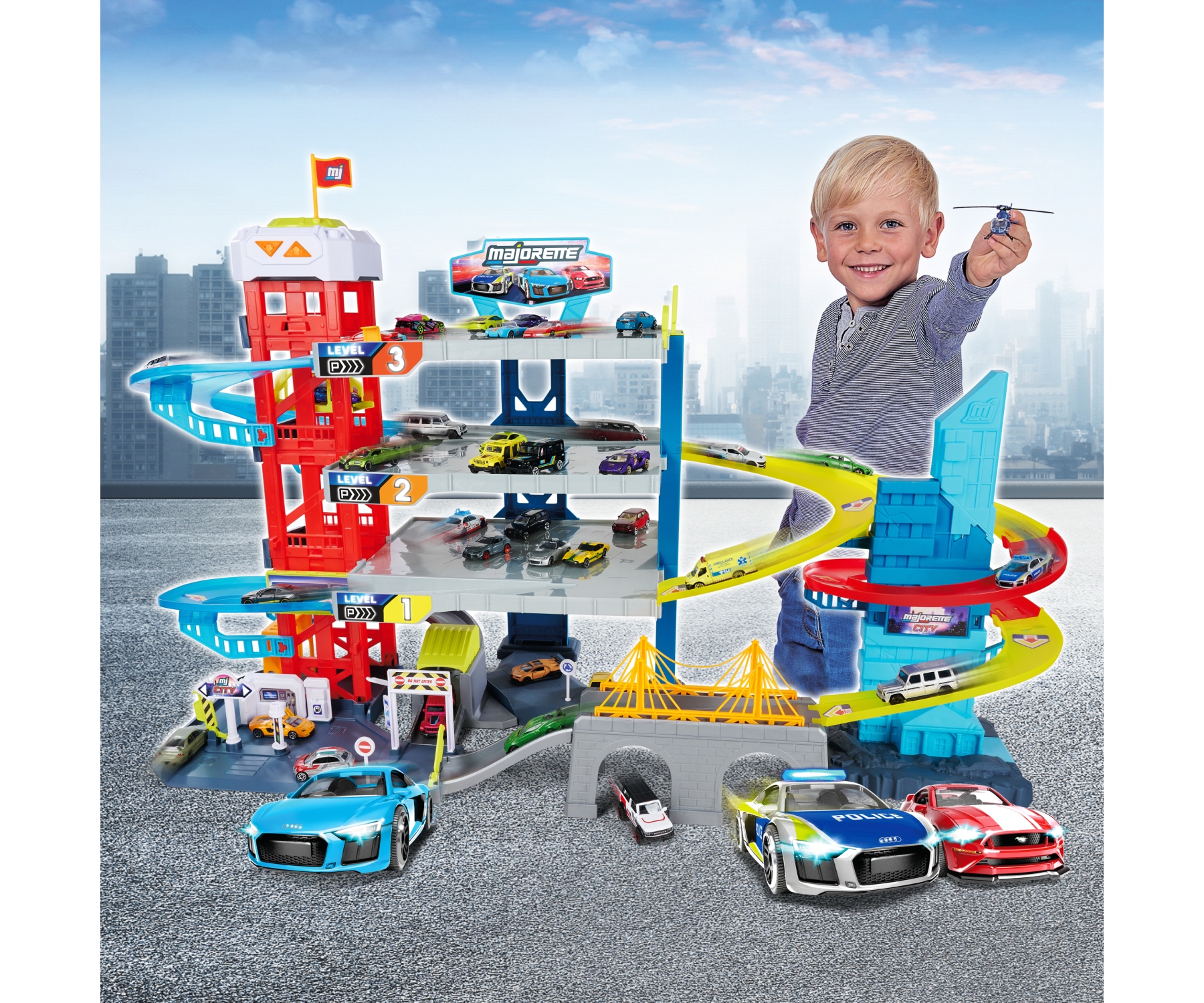 majORETTE Spiel-Parkgarage »Double Track« mit Licht und Sound