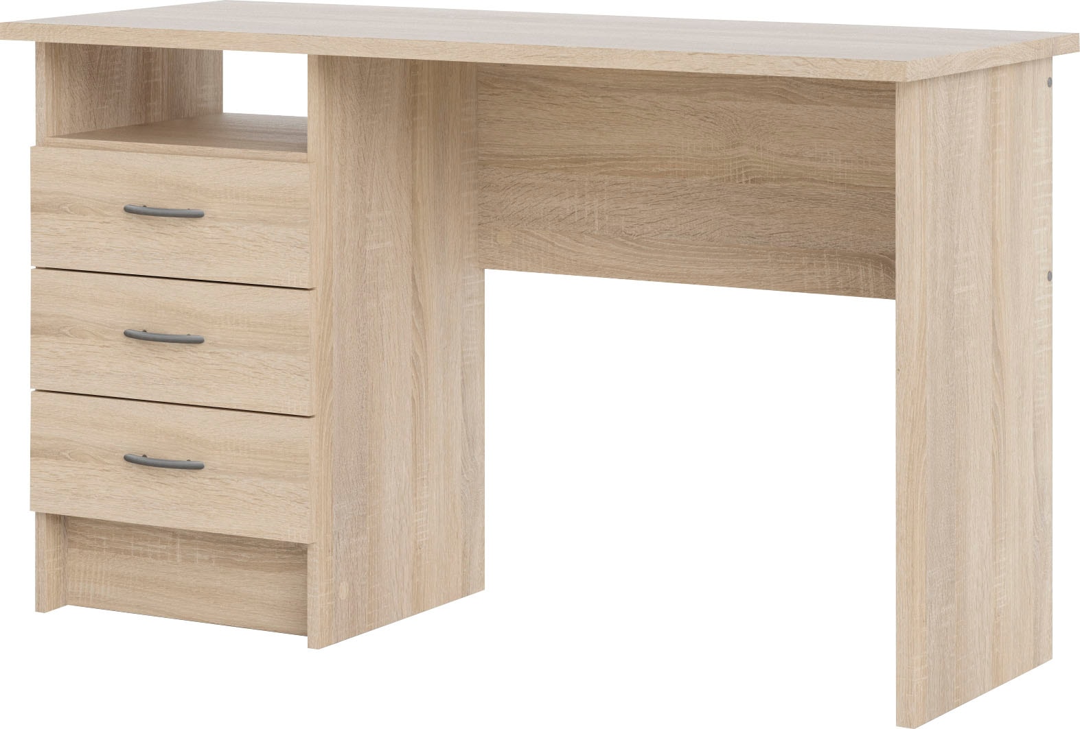 INOSIGN Schreibtisch »Function Plus, Arbeitstisch, Bürotisch«, Computertisch mit 3 Schubladen, Breite 120 cm, Tiefe 48 cm
