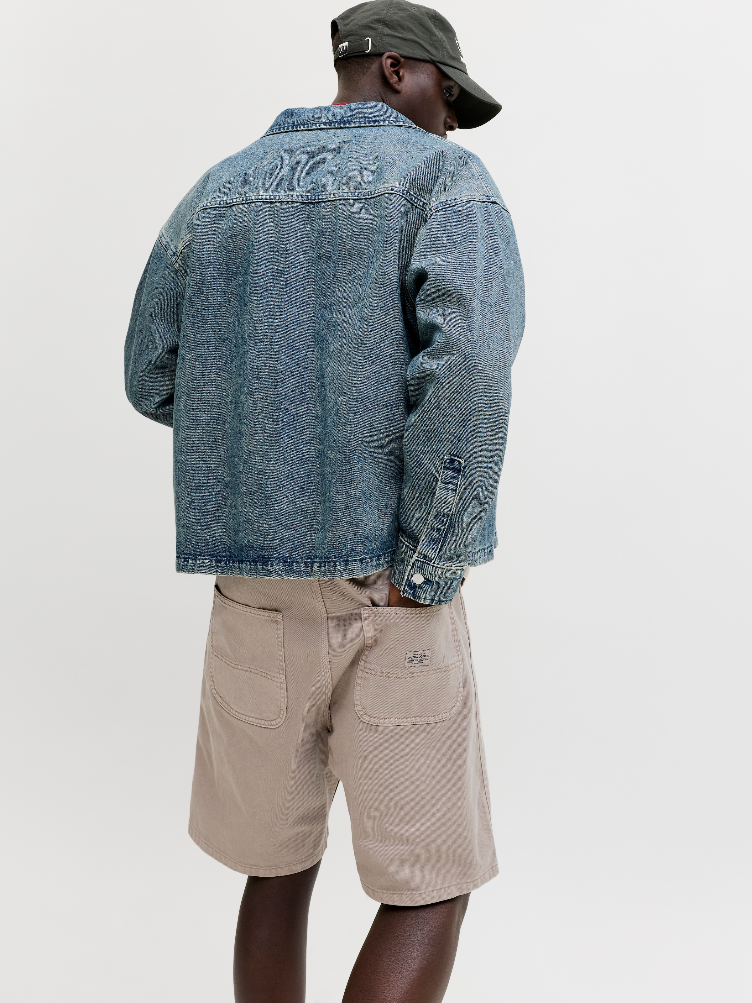 Jack & Jones Chinoshorts »JPSTTONY RAYE WORKER SHORT MID SN«  Baumwolle, 5-Pocket Style