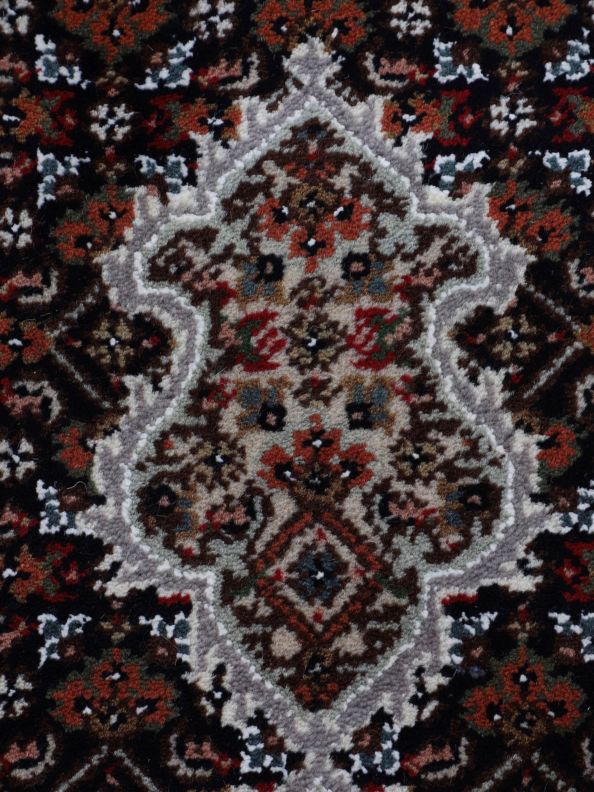 Woven Arts Läufer »Orientteppich Tabriz Mahi«, rechteckig, handgeknüpft, Wohnzimmer, reine Wolle für ein warmes Raumklima