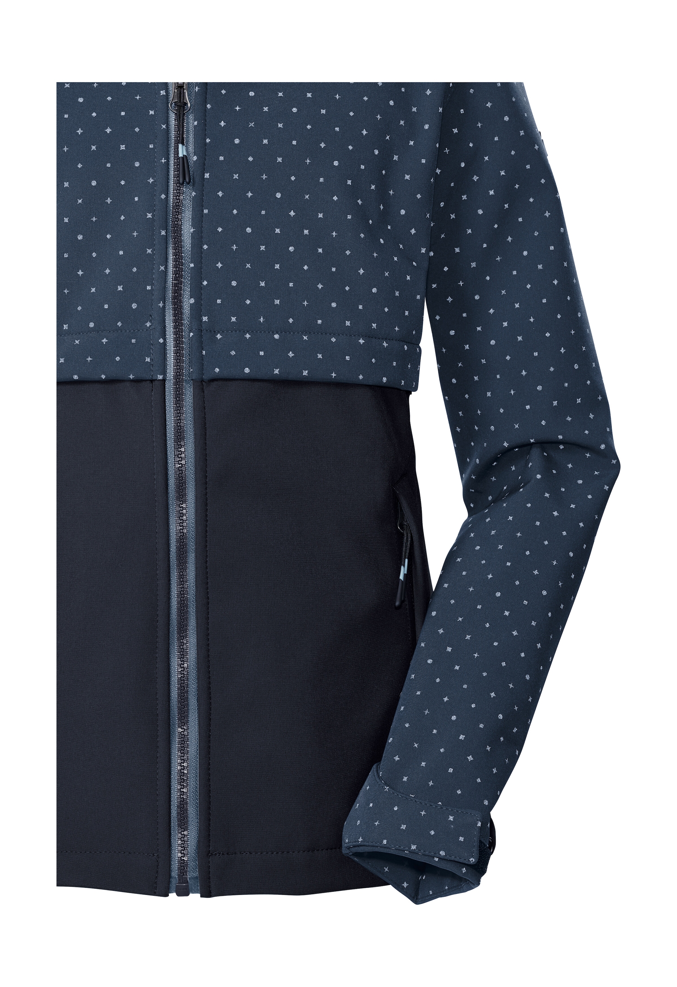 Killtec Softshelljacke »KOW 227 GRLS SFTSHLL JCKT« Softshelljacke für Kids: wind- und wasserabweisend, reflektierend