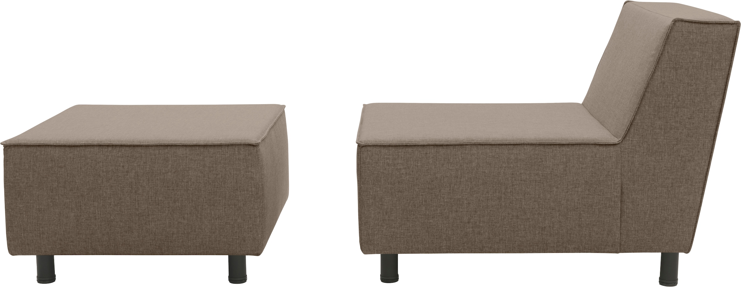 DOMO collection Sofaelement »Sonna, individuell zusammenstellbar« Einzelelemente für Terrasse, Garten und Balkon, speziell für Outdoor