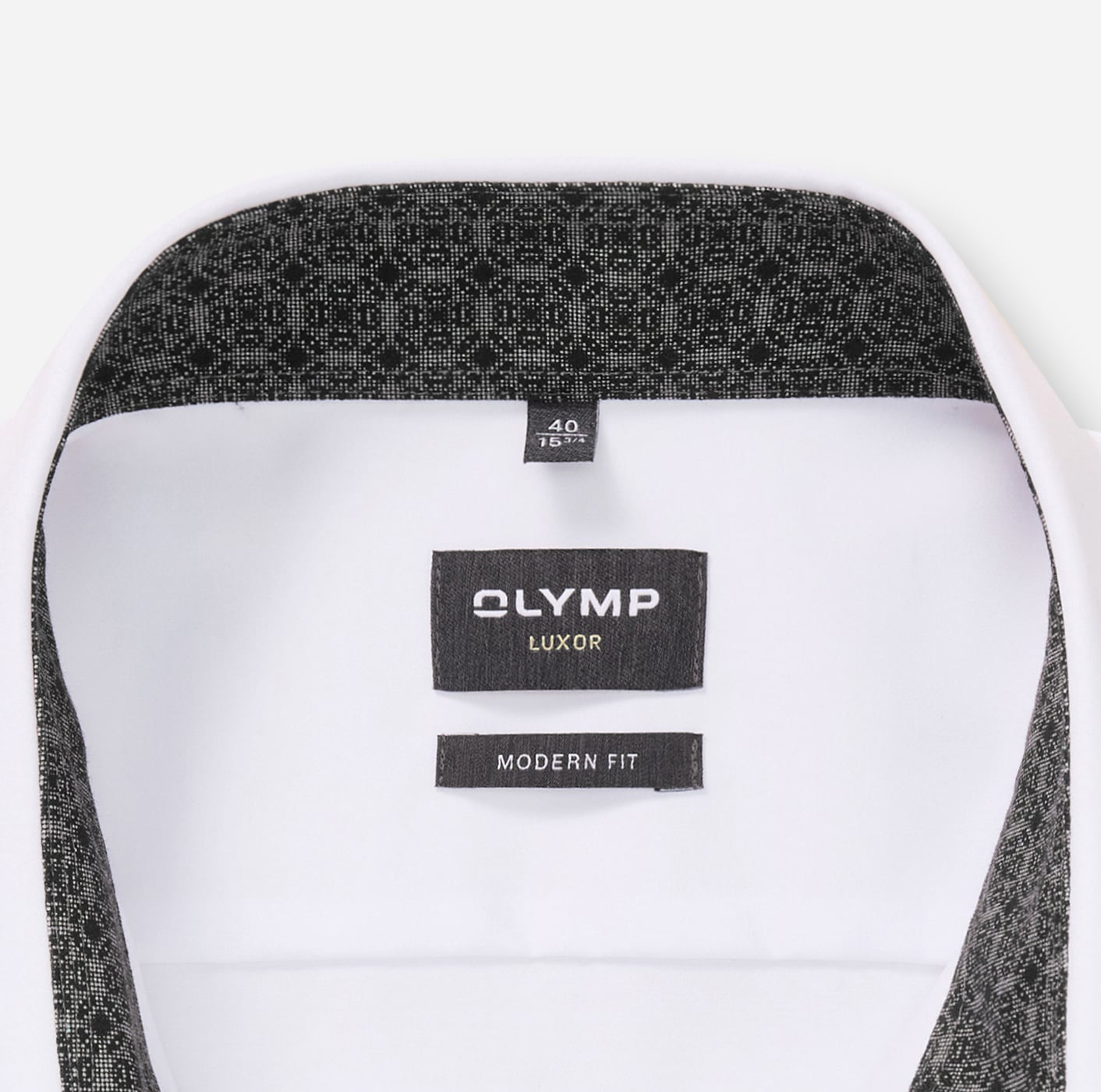 OLYMP Langarmhemd »Luxor modern fit« Global-Kentkragen, Businesshemd, modern fit