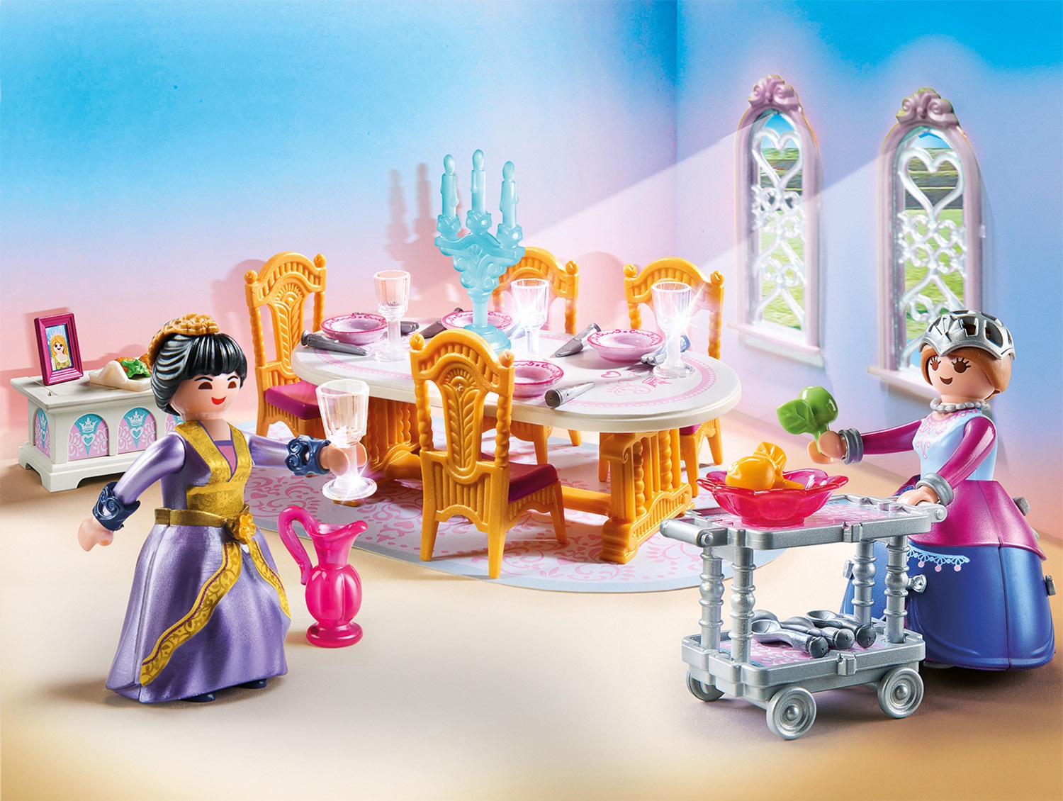Playmobil® Konstruktions-Spielset »Speisesaal (70455), Princess«, (70 St.), Made in Germany
