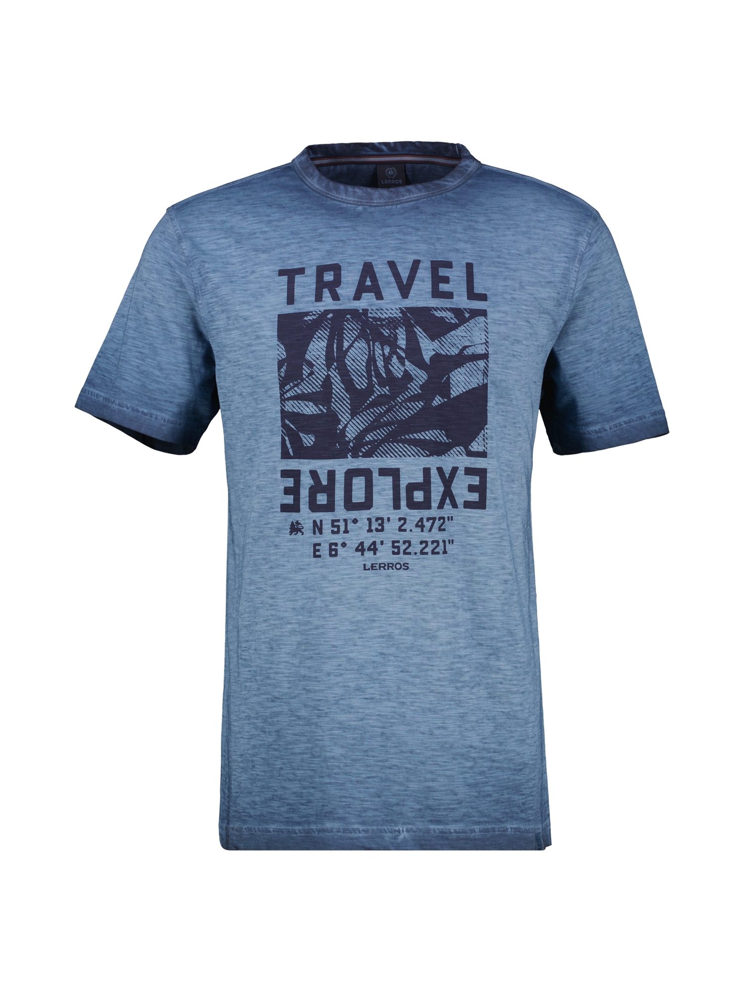 LERROS T-Shirt »LERROS Modisches Herren T-Shirt mit Brustprint«