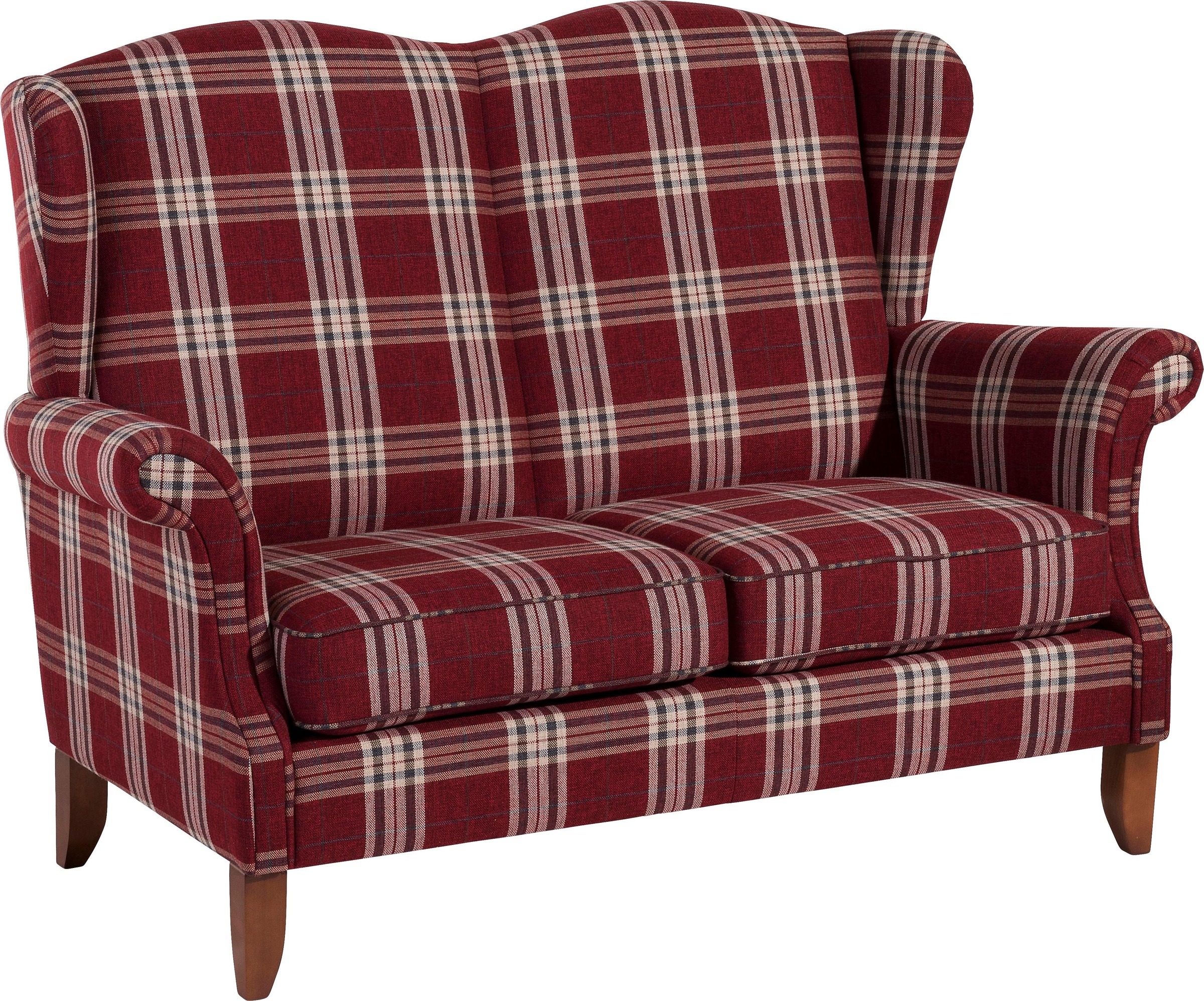 Max Winzer® 2-Sitzer »Valentina Küchensofa, hoher Sitzkomfort, Hochlehner, Ohrenbackenoptik«, Retro und modern, Breite 157 cm