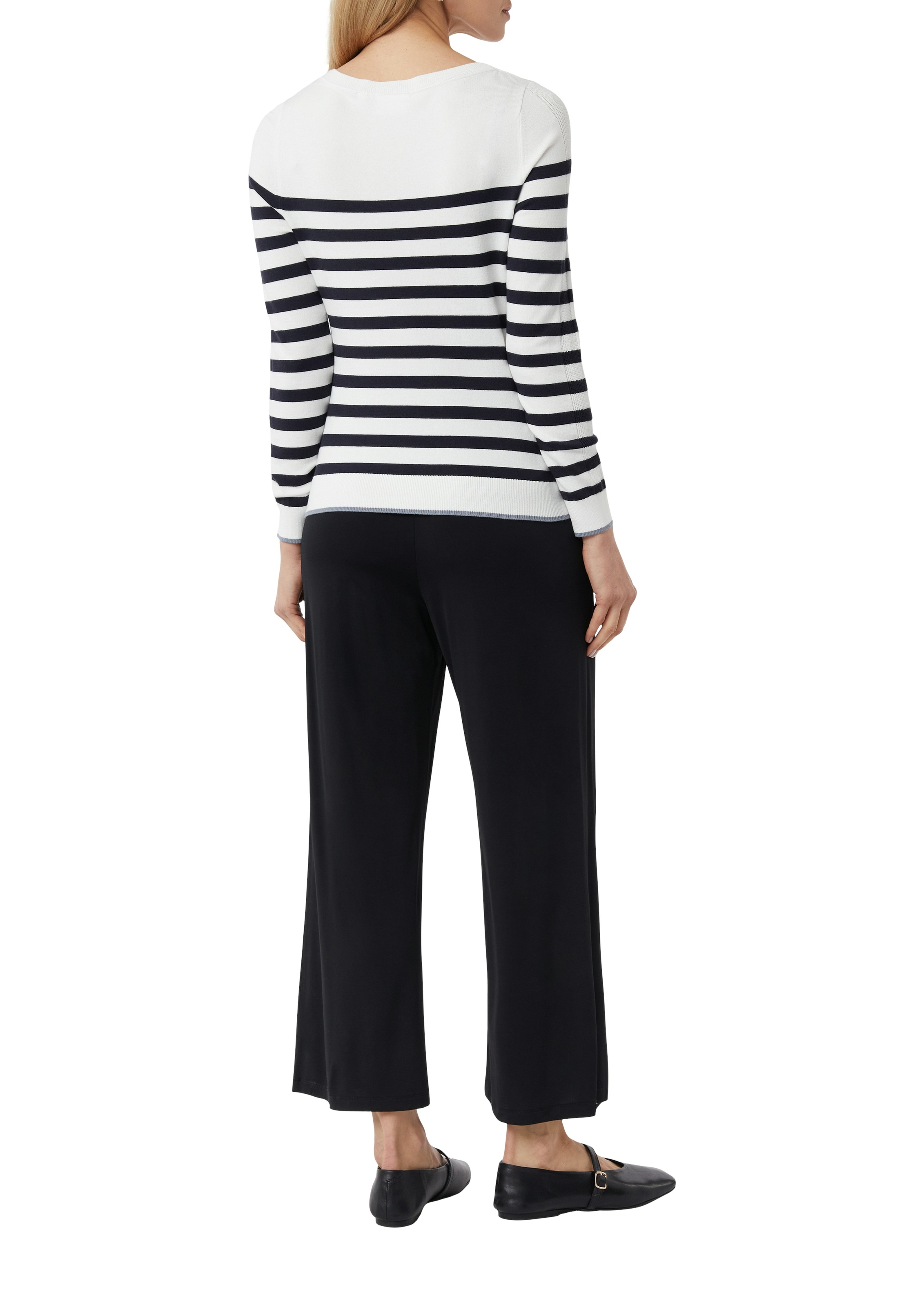 Comma Strickpullover, mit Streifenmuster