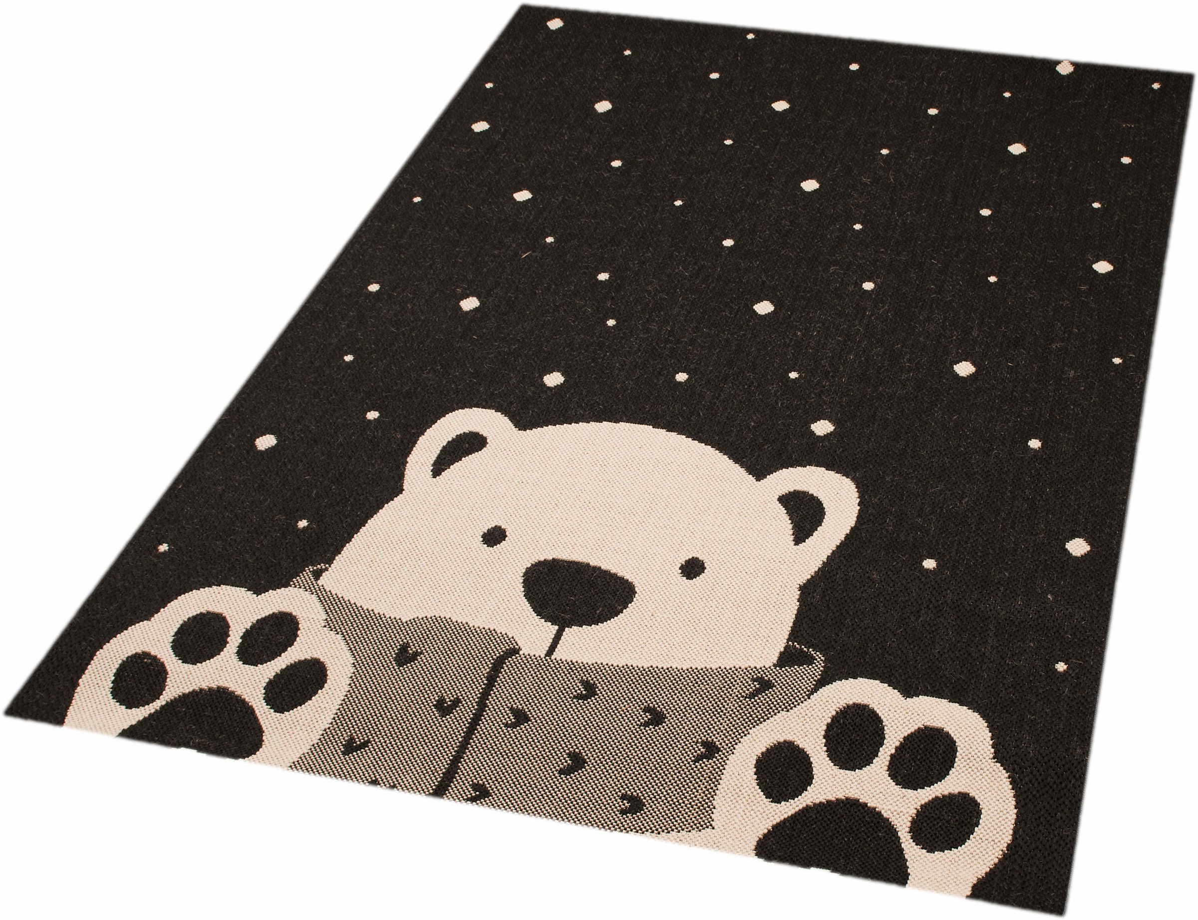 Zala Living Kinderteppich »Icebear Stan«, rechteckig, 4 mm Höhe, Spielteppich, besonders weich durch Microfaser