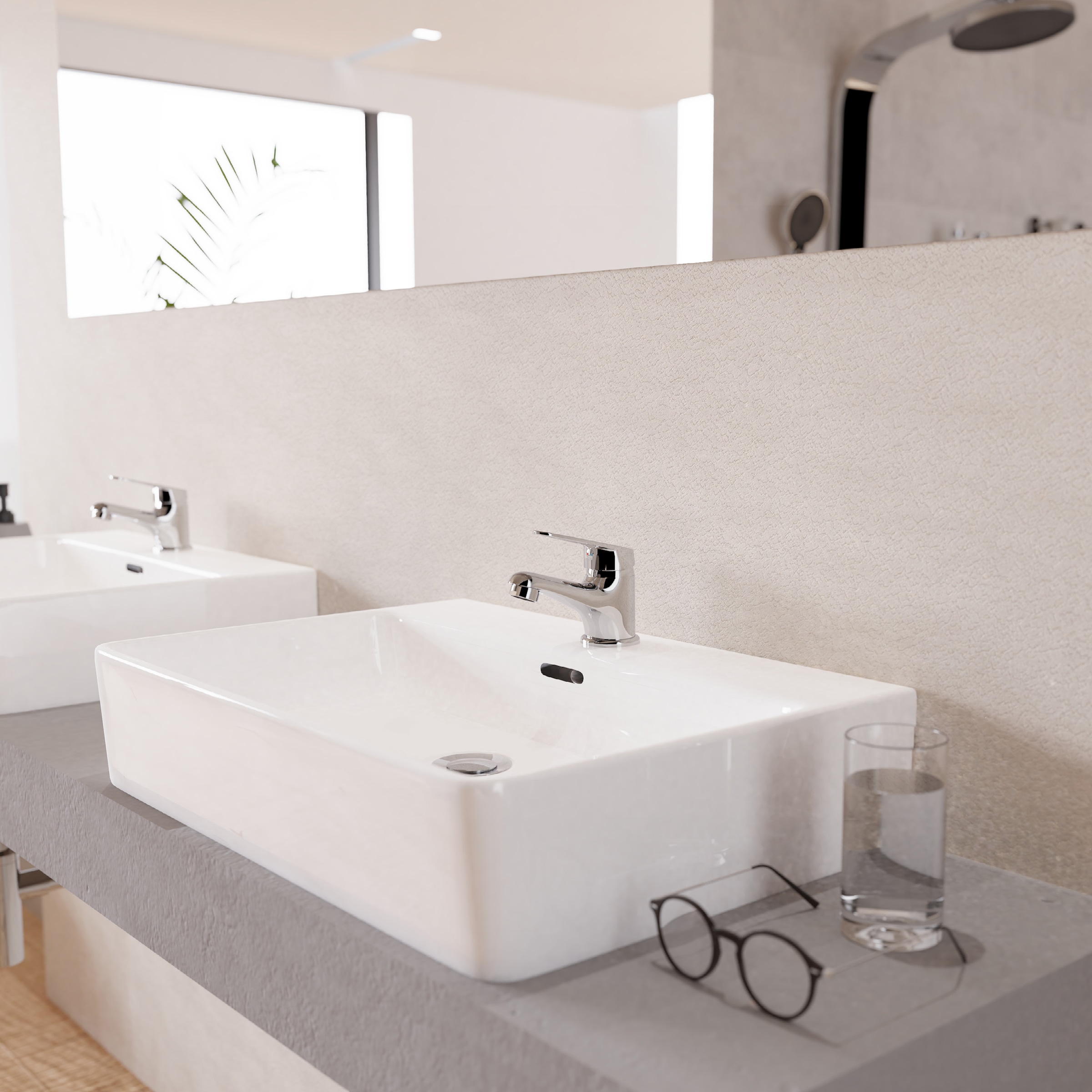 welltime Waschtischarmatur »BARI« Der Platzsparklassiker in frischem Design