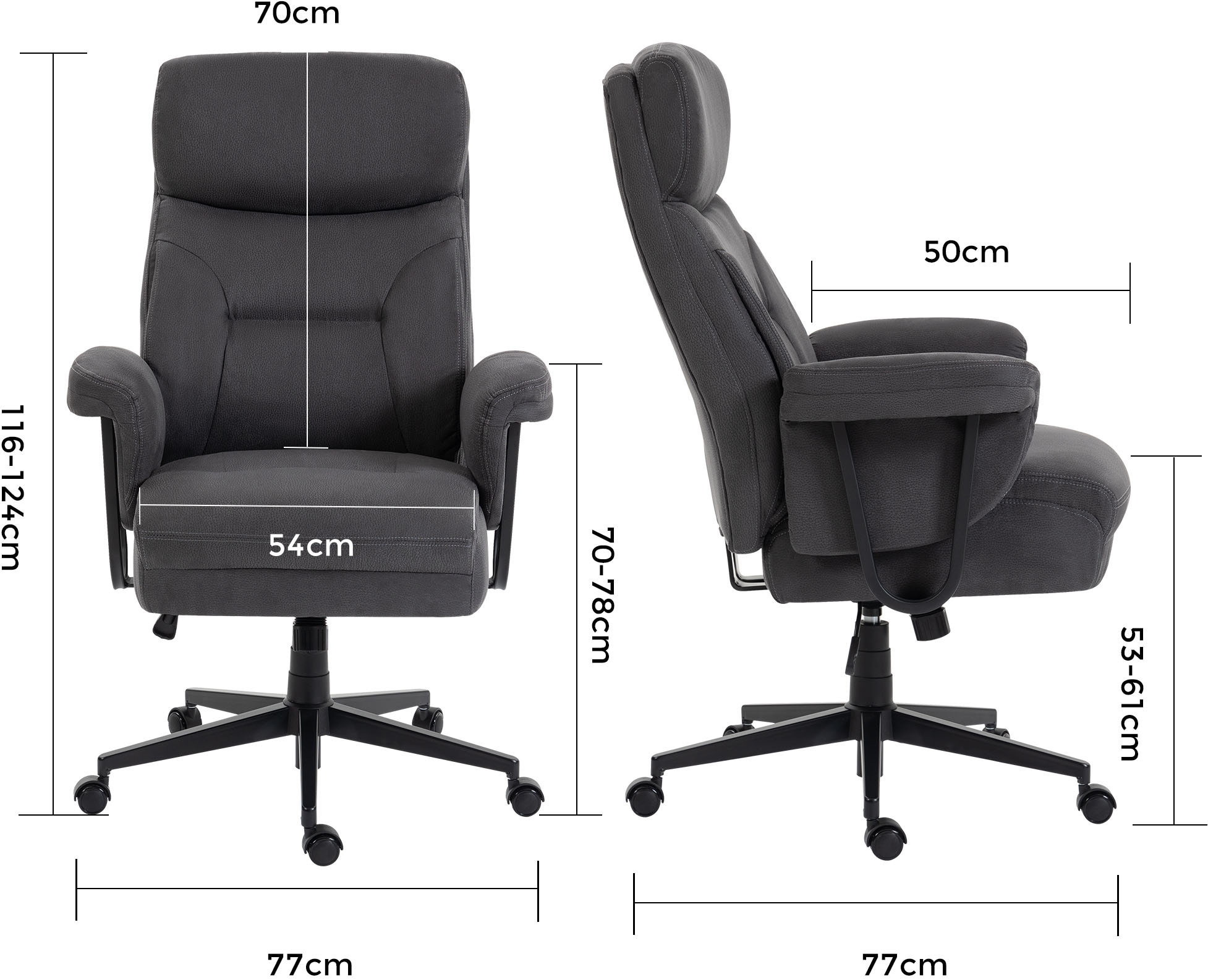 Duo Collection Chefsessel »Tiago XXL« () Belastbarkeit bis zu 150 kg, Taschenfederkern im Sitz