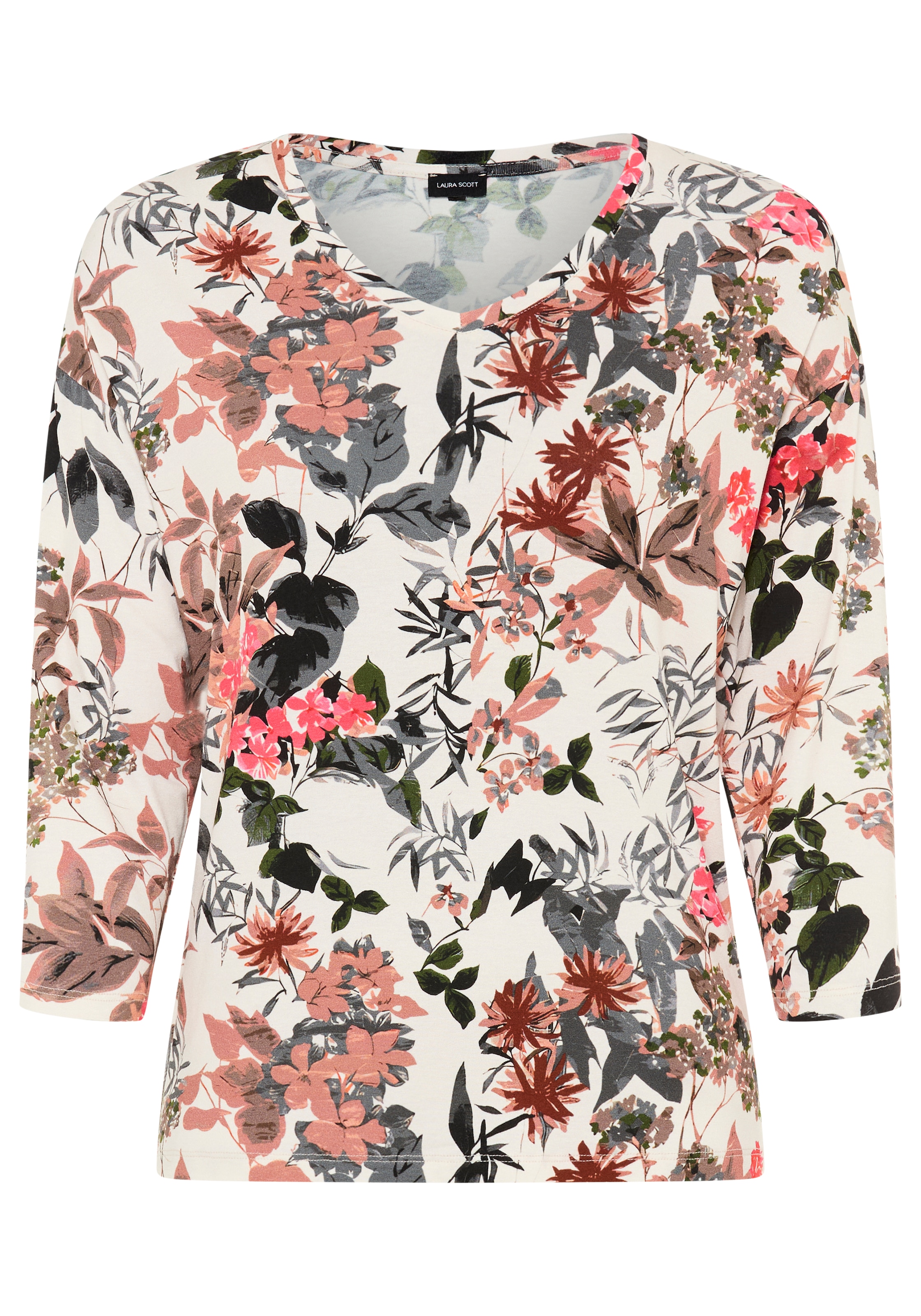 Laura Scott 3/4-Arm-Shirt lässige Passform  und elegante Printvarianten