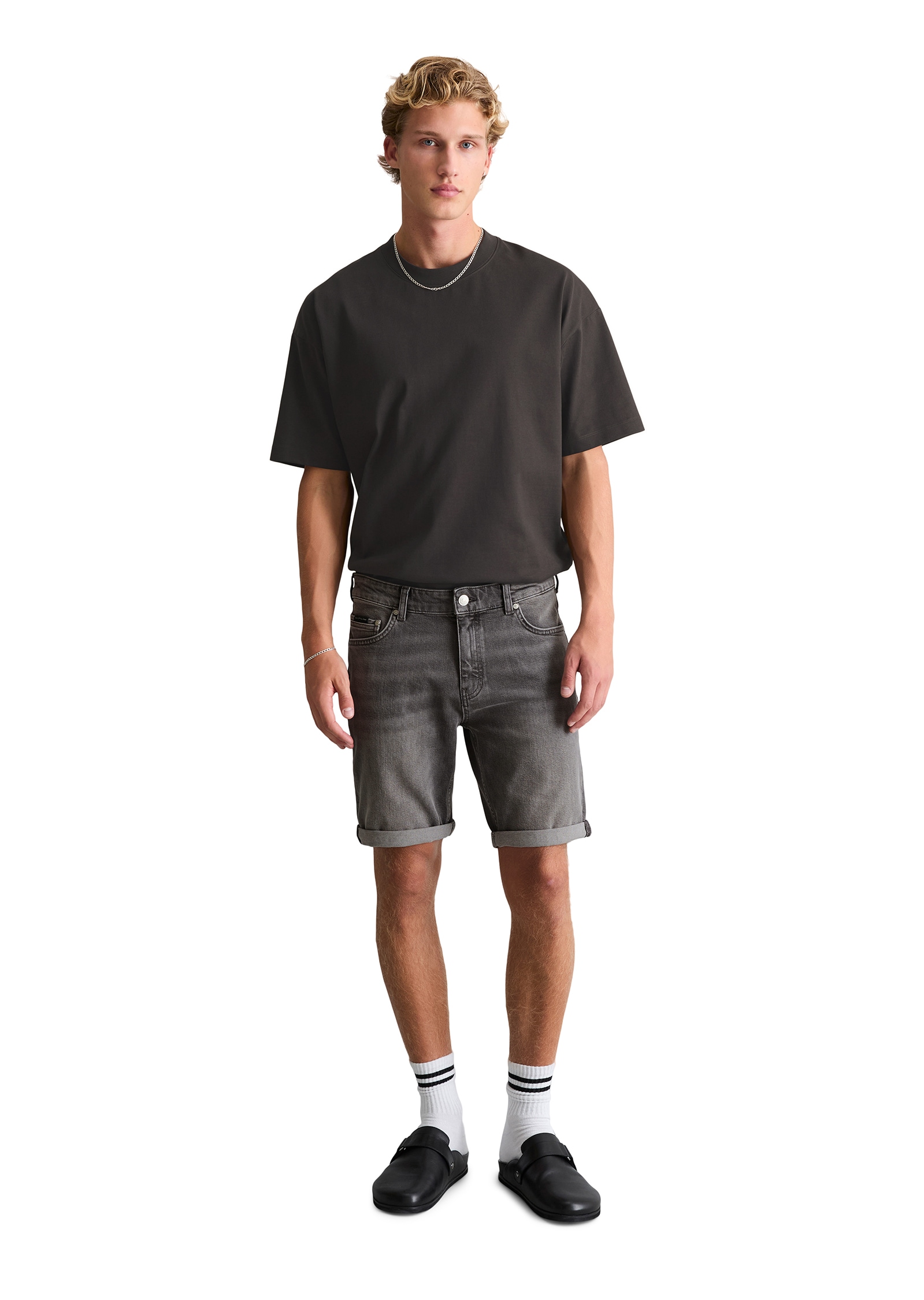 Marc O'Polo DENIM Jeansshorts Model Mats tapered aus Bio-Baumwoll-Mix