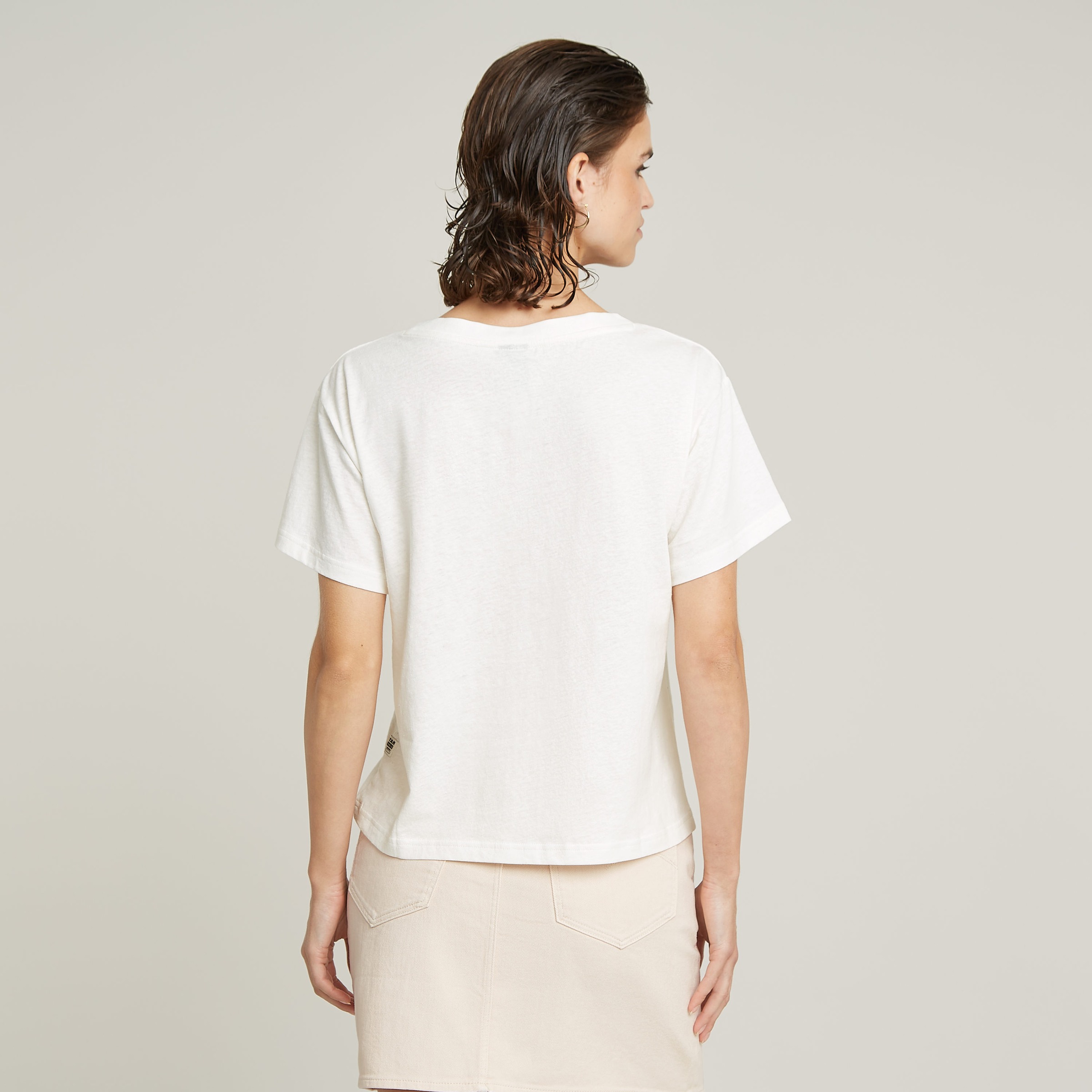G-STAR V-Shirt »Open V Relaxed«, mit Logo Druck