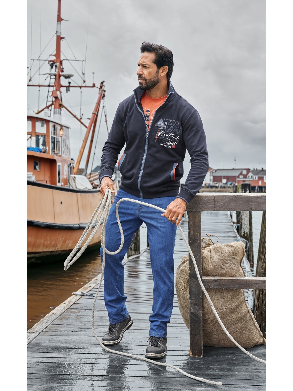 Jan Vanderstorm Sweatjacke »Sweatjacke LINDSEN«