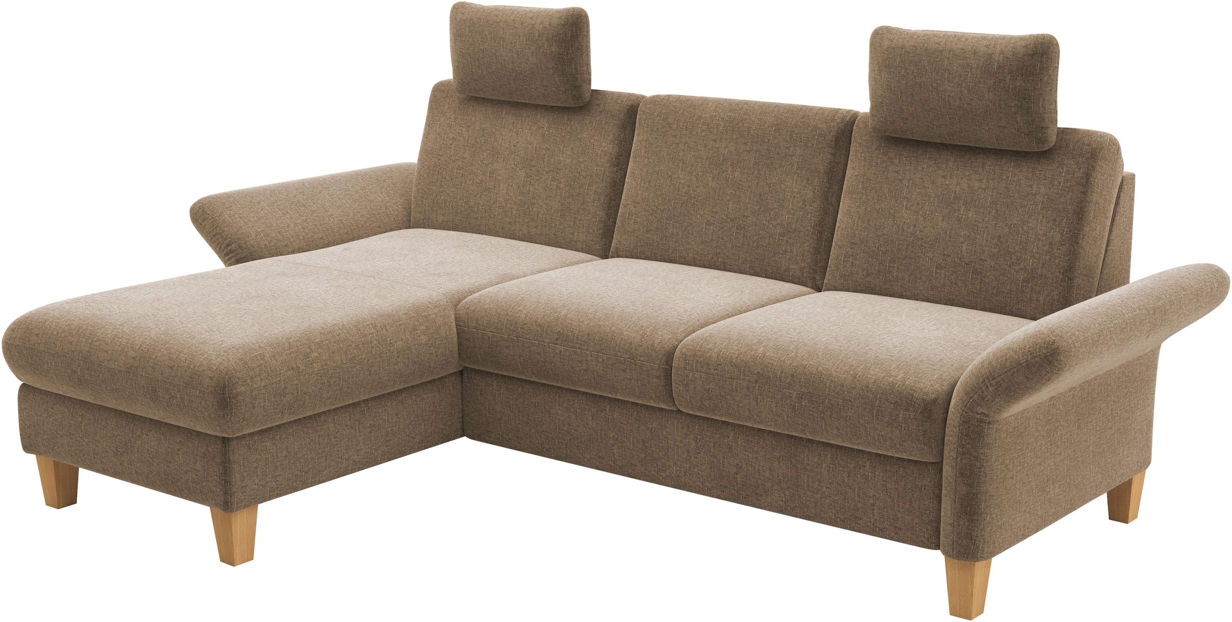 Home affaire Ecksofa »Rochelle«, wahlweise mit Armteilverstellung, Bettfunktion und Bettkasten