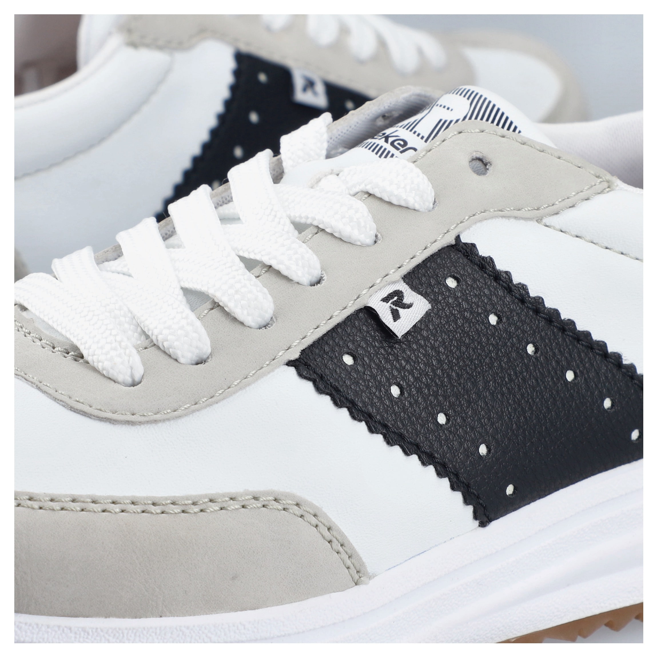 Rieker Sneaker  Schnürschuh, Halbschuh, Freizeitsneaker mit Kontrastbesätze