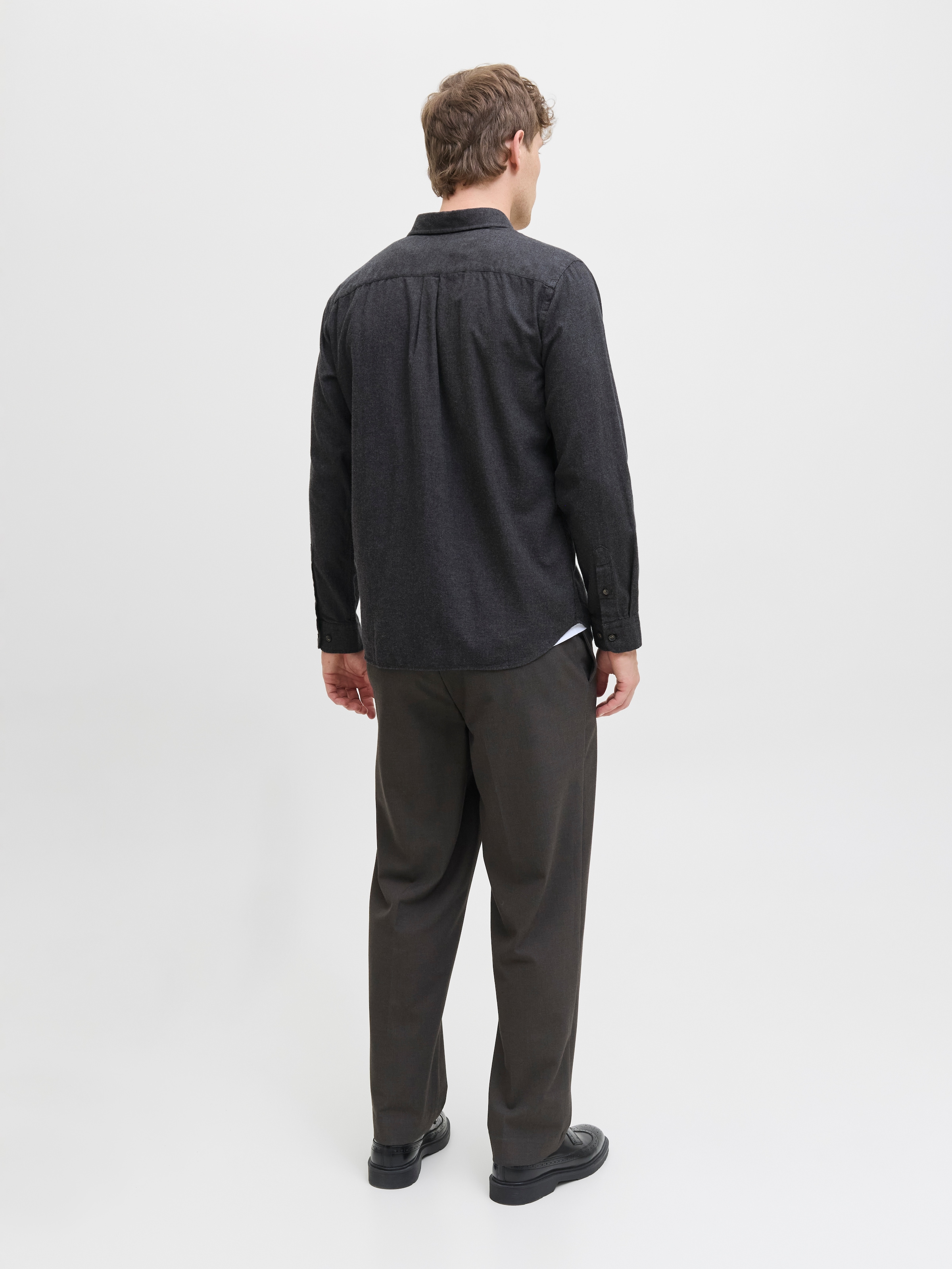 Jack & Jones Langarmhemd »JJECLASSIC MELANGE SHIRT L/S NOOS«