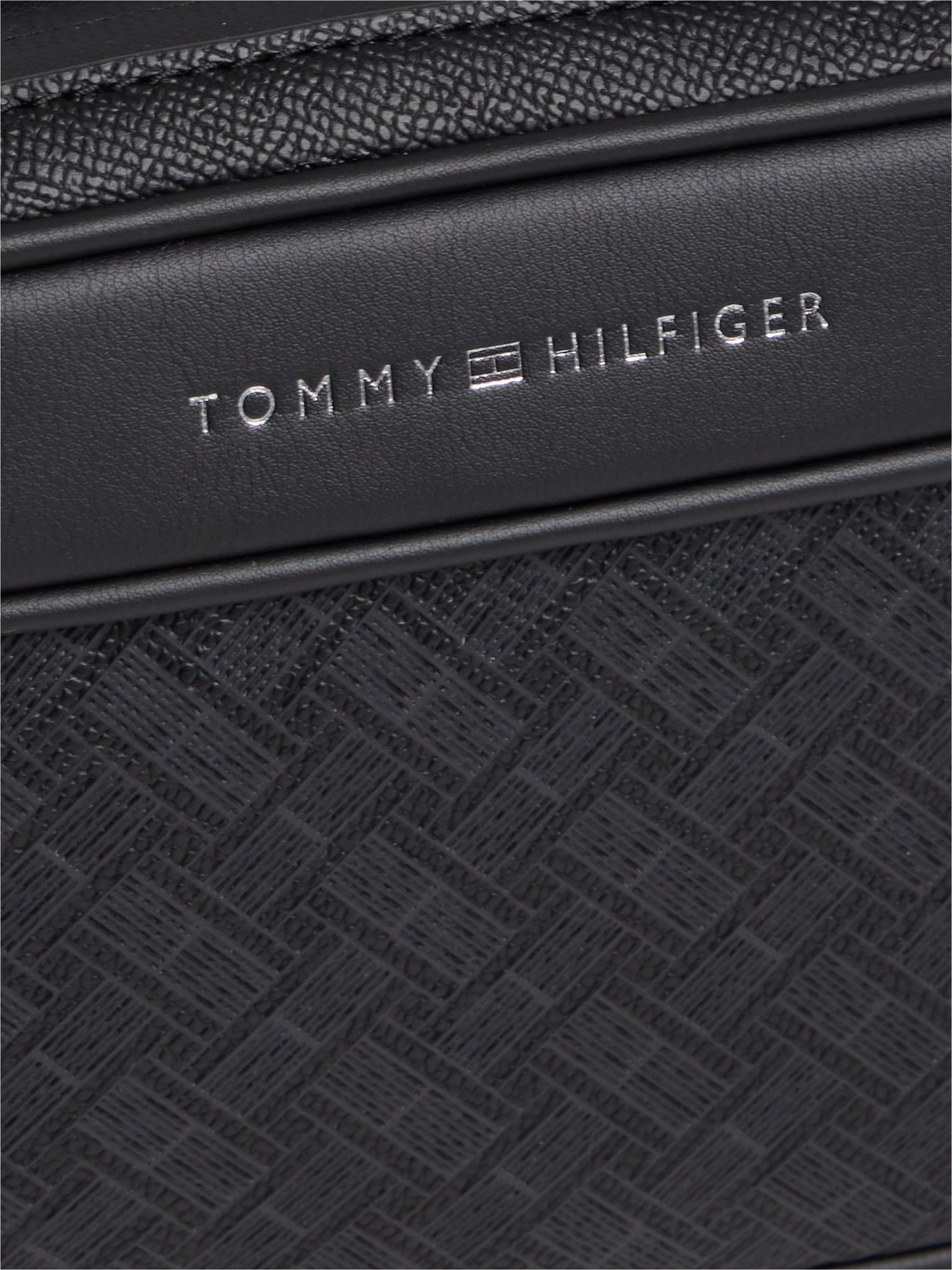 Tommy Hilfiger Kulturbeutel »TH MODERN MONOGRAM WASHBAG« Unisex Waschbeutel, Minibag mit Logoprägung