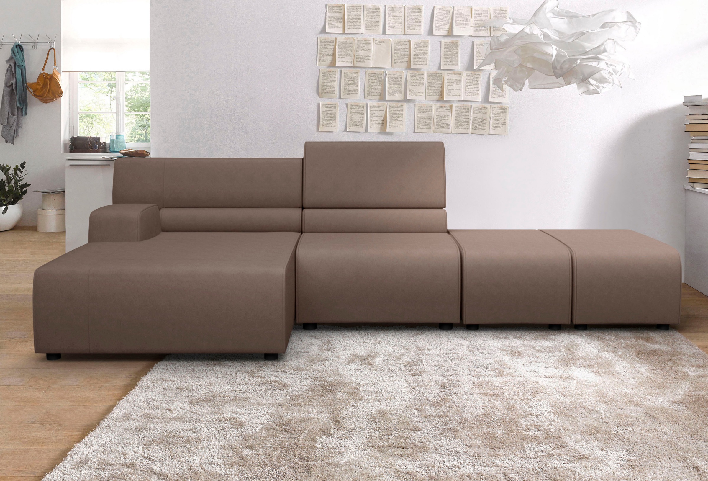 Ecksofa »Babouche, Designsofa mit außergewöhnlichem Sitzkomfort zum Wohlfühlen«