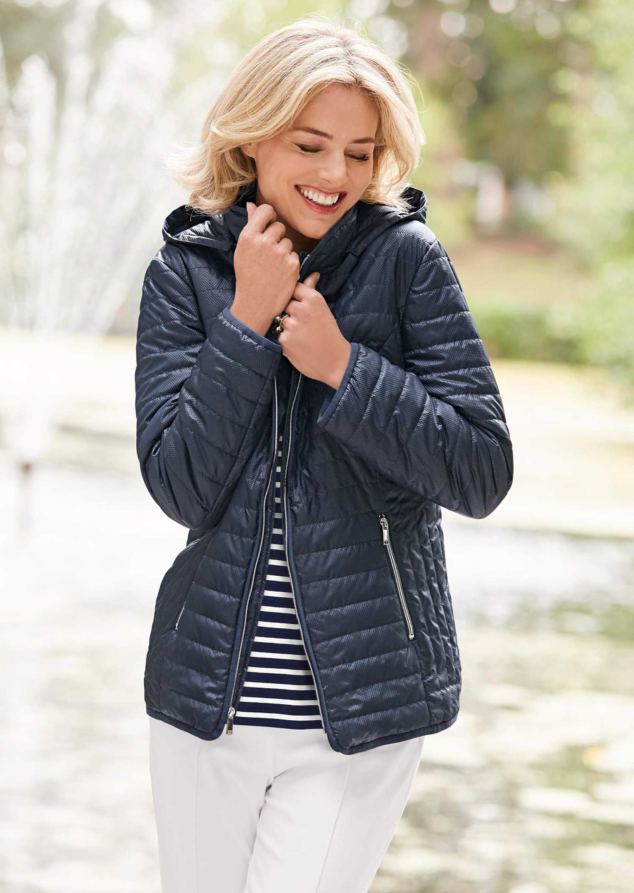 GOLDNER Steppjacke »Kurzgröße Leicht strukturierte Outdoorjacke«