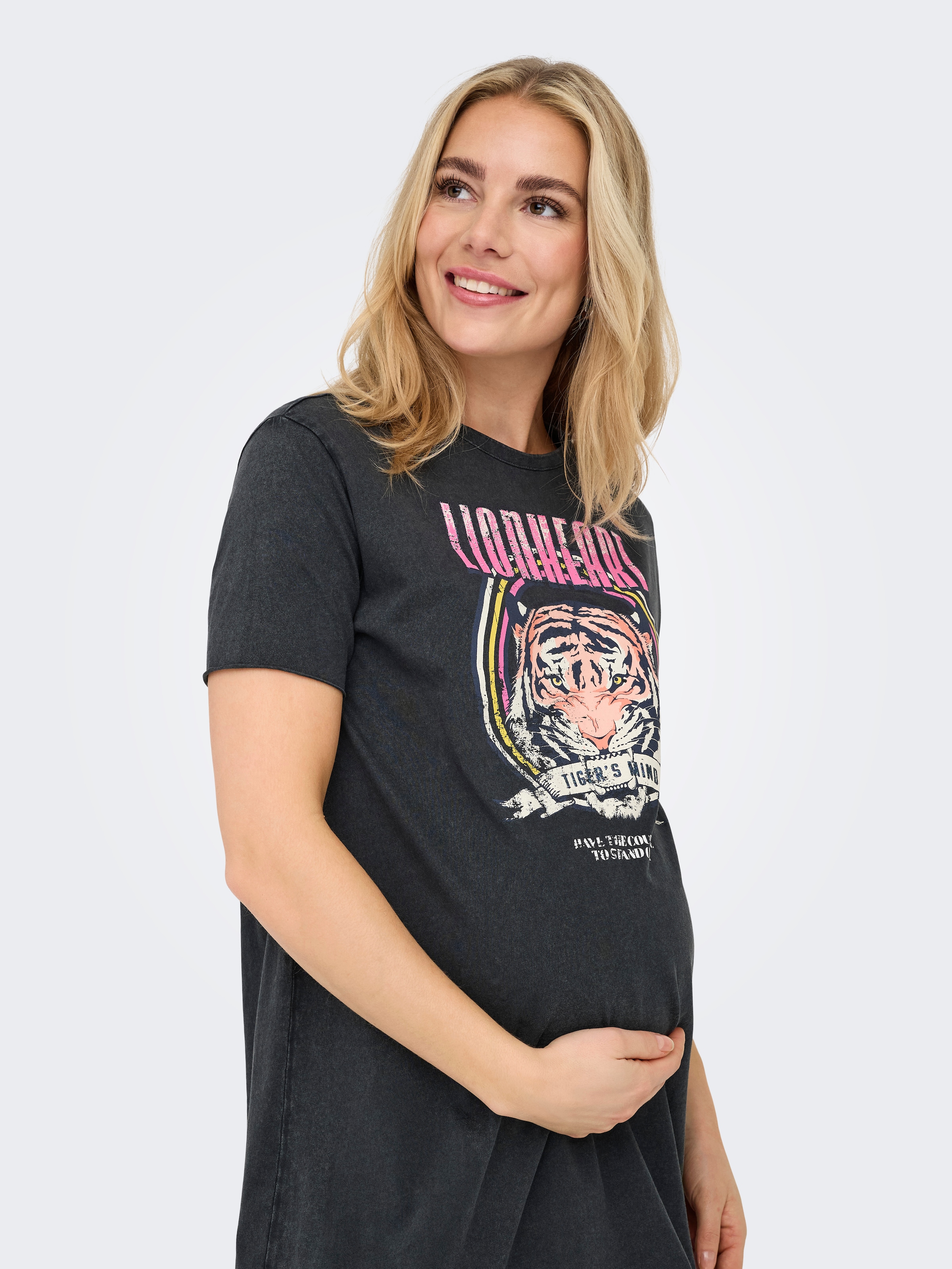 ONLY MATERNITY Shirtkleid »OLMLUCY S/S ANIMAL DRESS JRS«, Sommerkleid