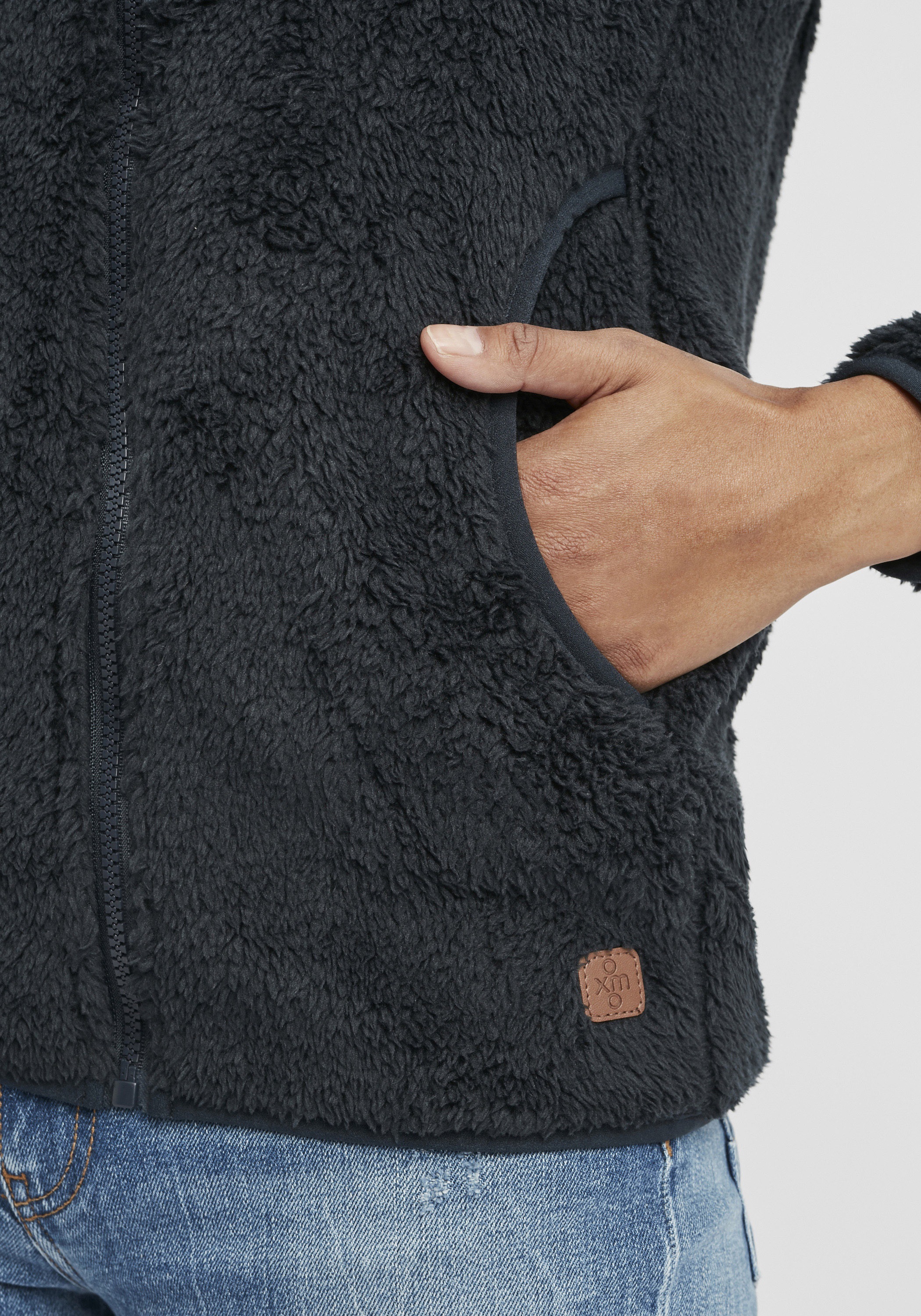 OXMO Kapuzenfleecejacke »Sweatjacke OXTelsa«