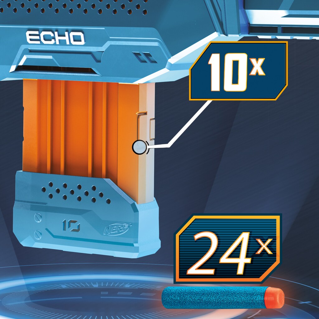 Hasbro Blaster »Nerf Elite 2.0 Echo CS-10«, inkl. 24 Darts
