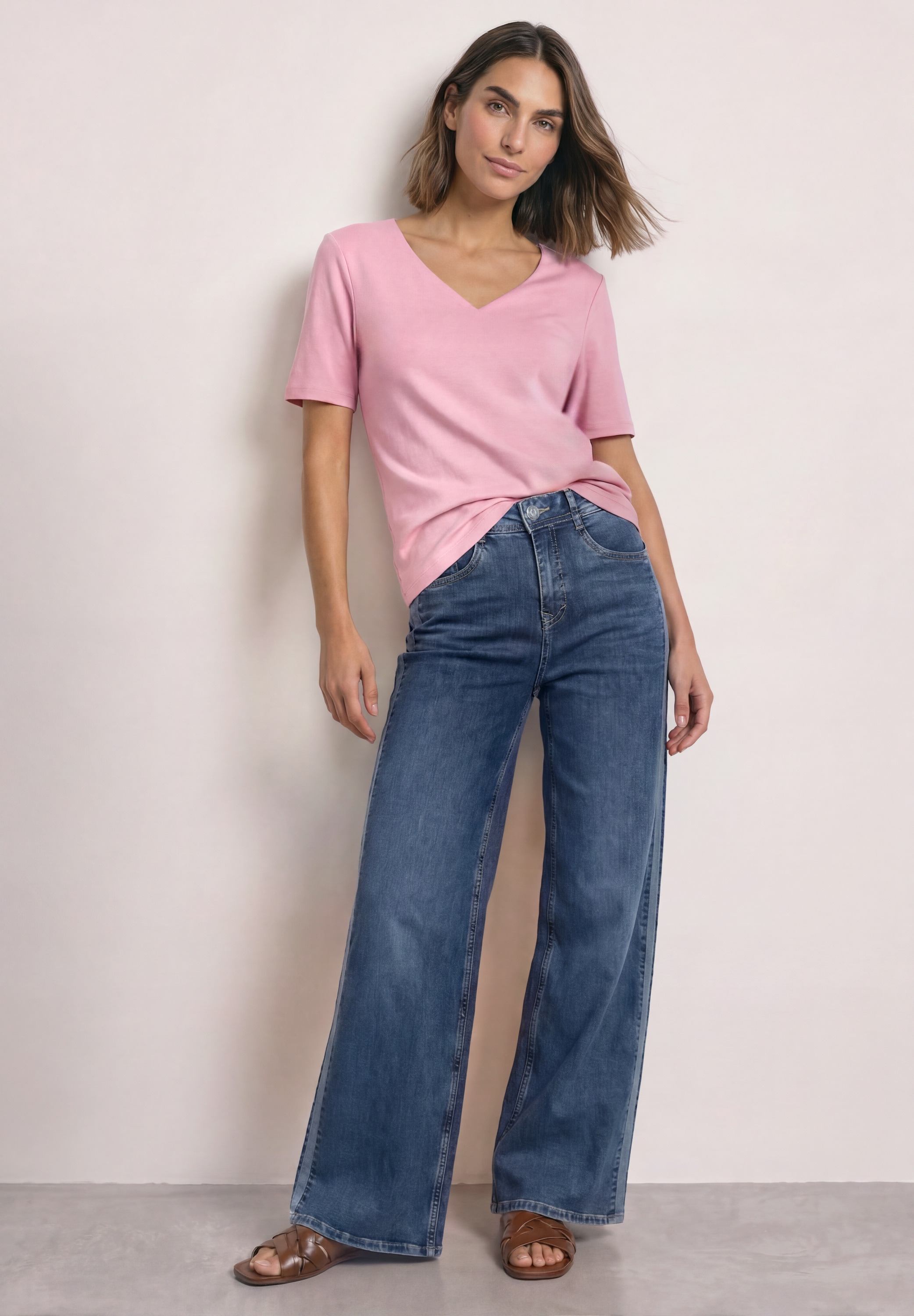 STREET ONE 1100000002199 »Style Ada« Sommershirt mit Herzausschnitt