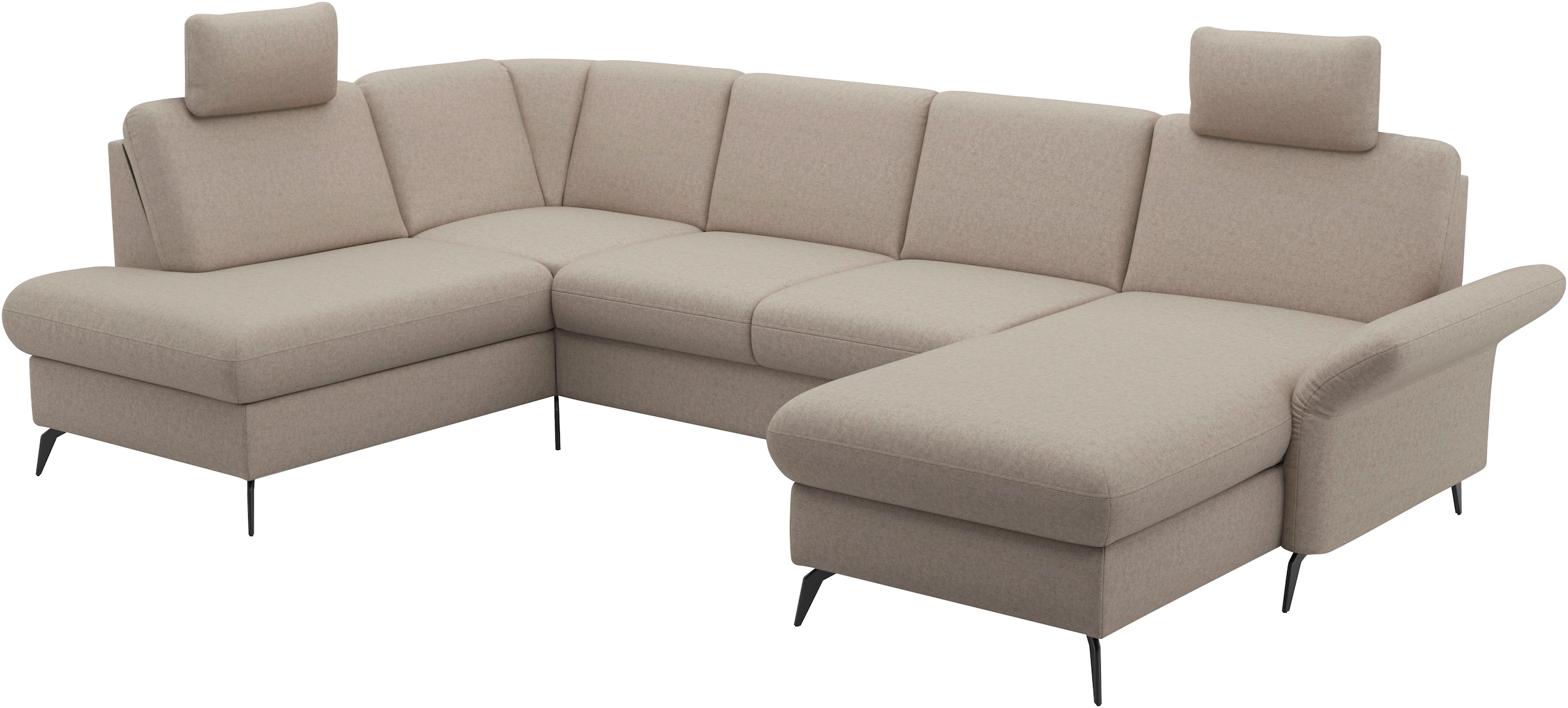 Home affaire Wohnlandschaft »Rochelle« wahlweise mit Bettfunktion, Bettkasten und Armteilverstellung