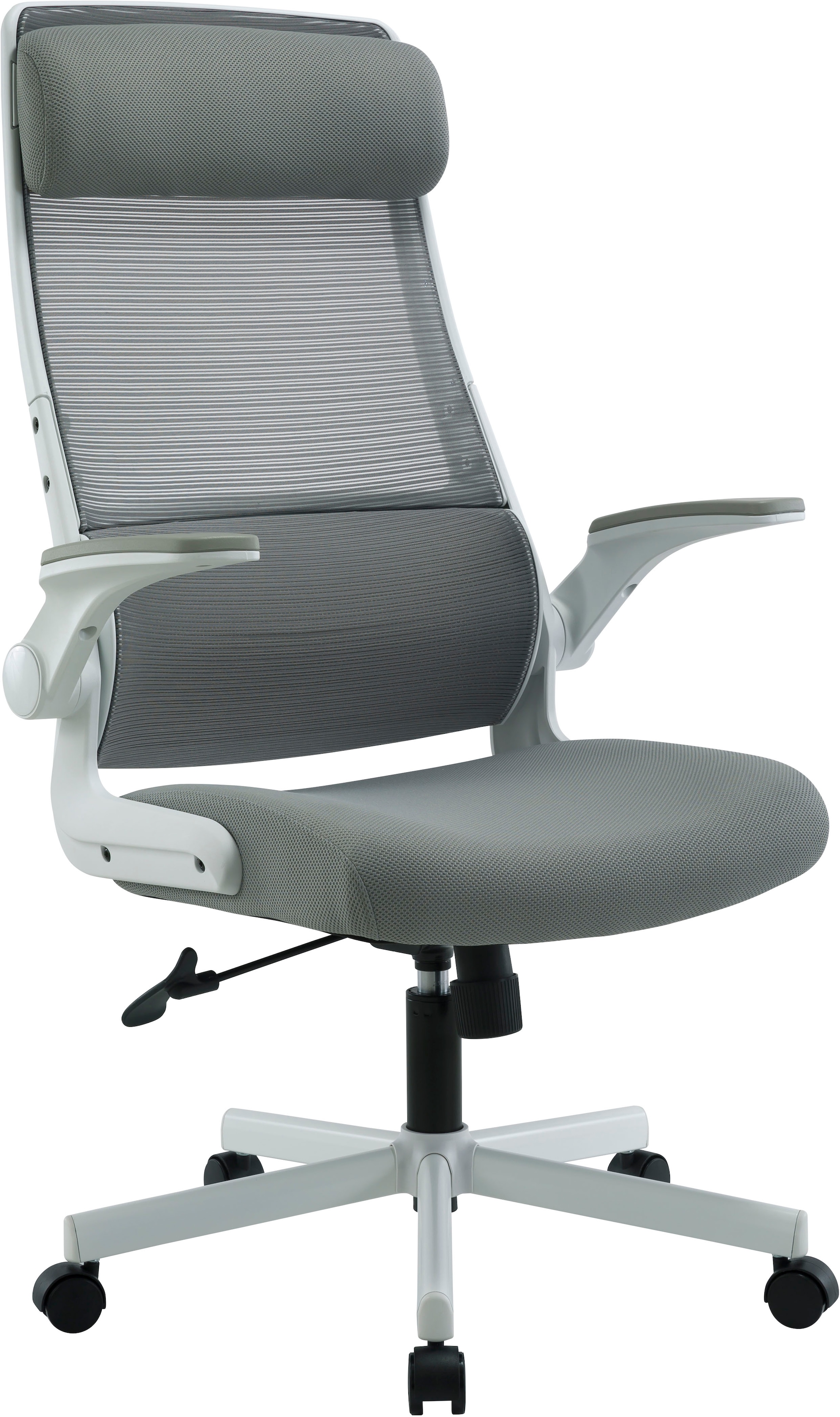 Bürostuhl »Menton, ergonomischer Schreibtischstuhl«, Netzstoff, inkl. Kopfkissen,...
