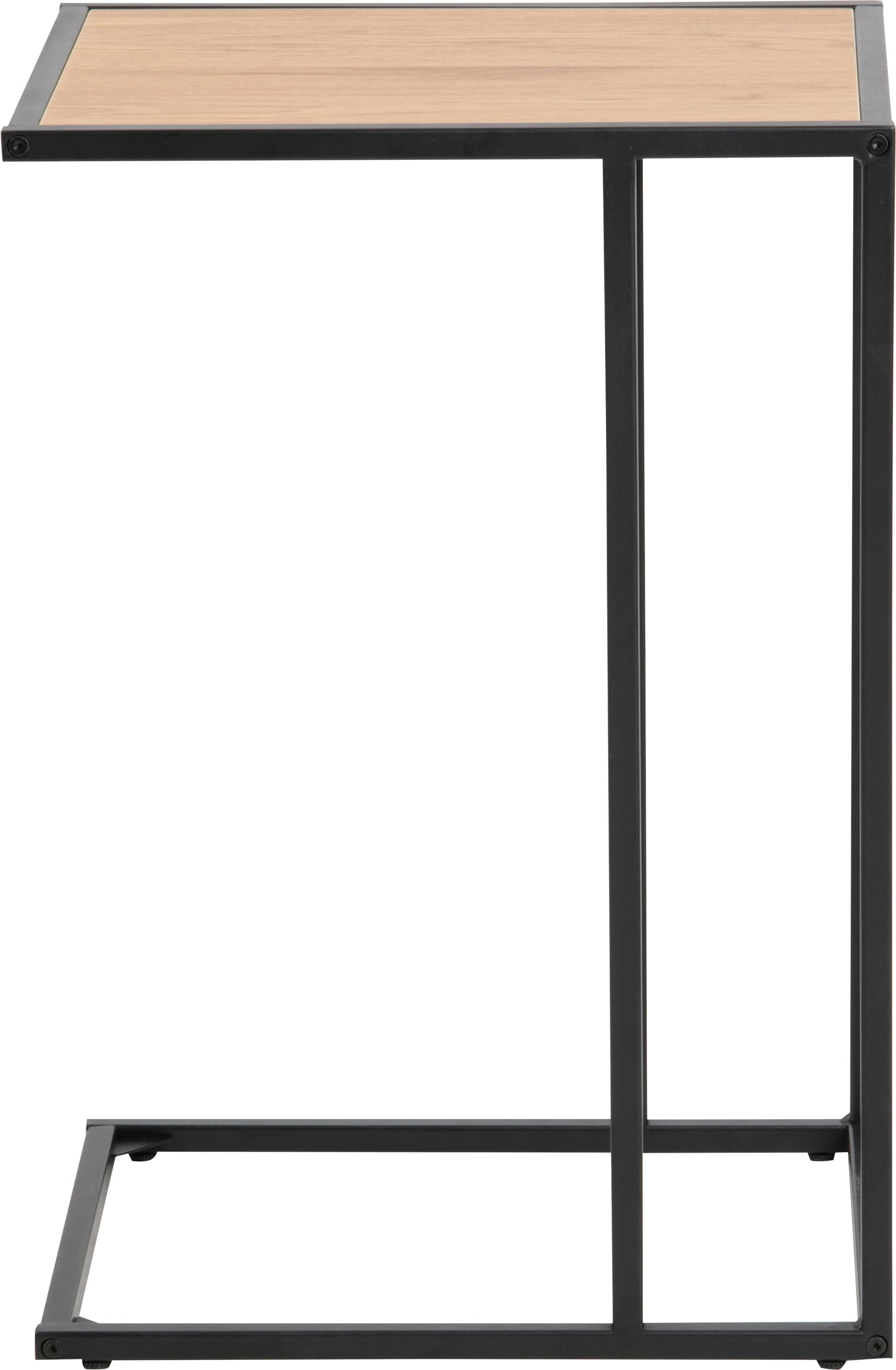 ACTONA GROUP Beistelltisch, mit schmalem Metallgestell im modernen Industrie-Look, Höhe 63 cm