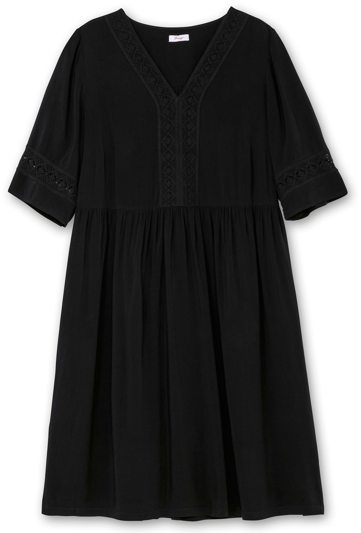 Sheego A-Linien-Kleid »Blusenkleid«
