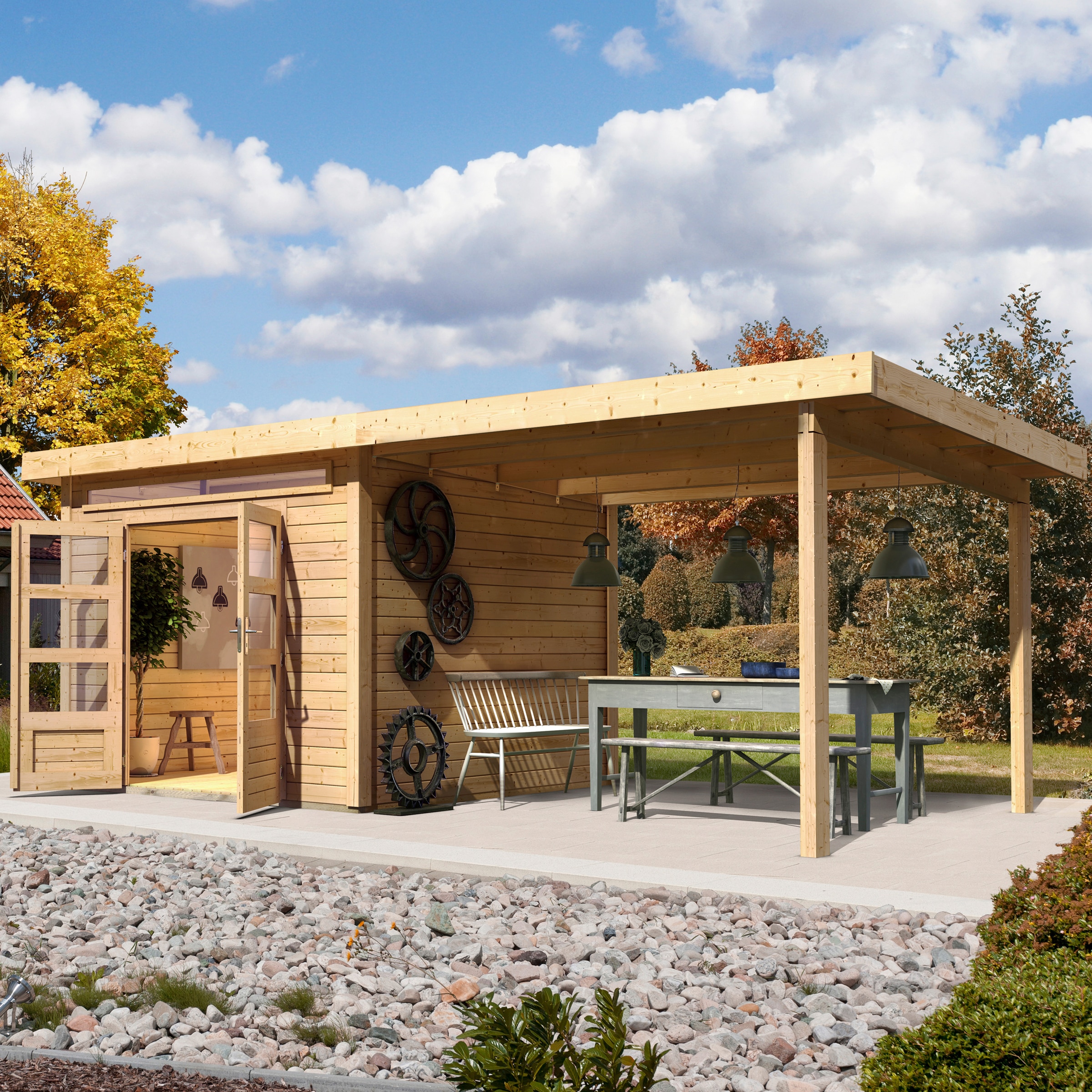 Karibu Gartenhaus »Ammersee 4«